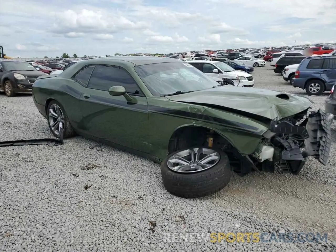 4 Photograph of a damaged car 2C3CDZJG7MH560122 DODGE CHALLENGER 2021