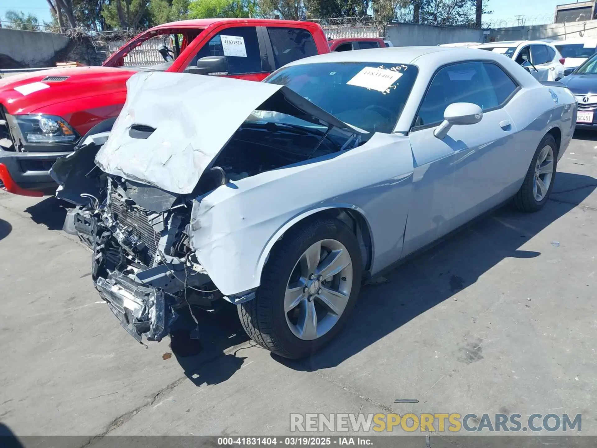2 Photograph of a damaged car 2C3CDZJG9MH583742 DODGE CHALLENGER 2021
