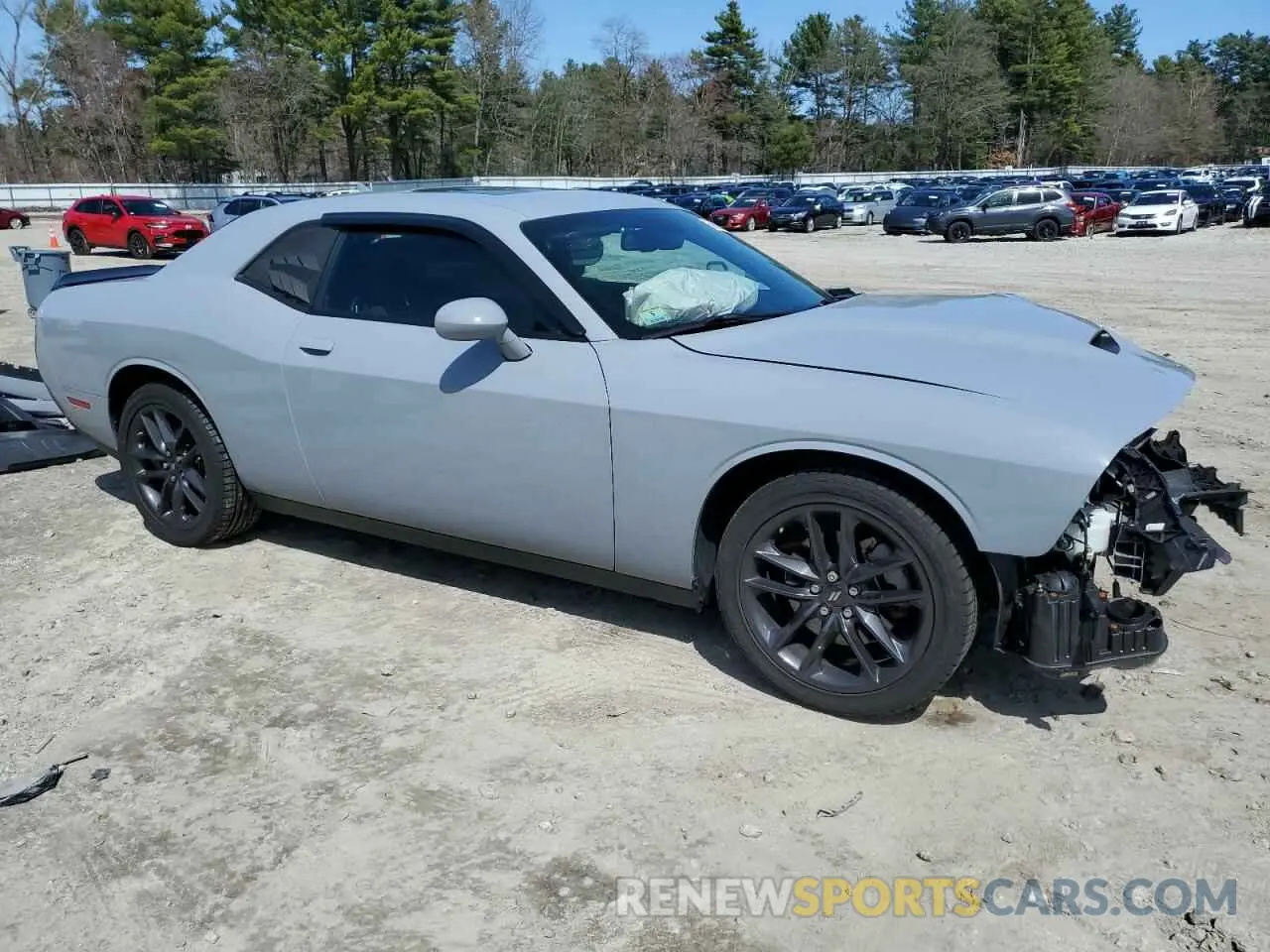4 Photograph of a damaged car 2C3CDZKG4MH587423 DODGE CHALLENGER 2021