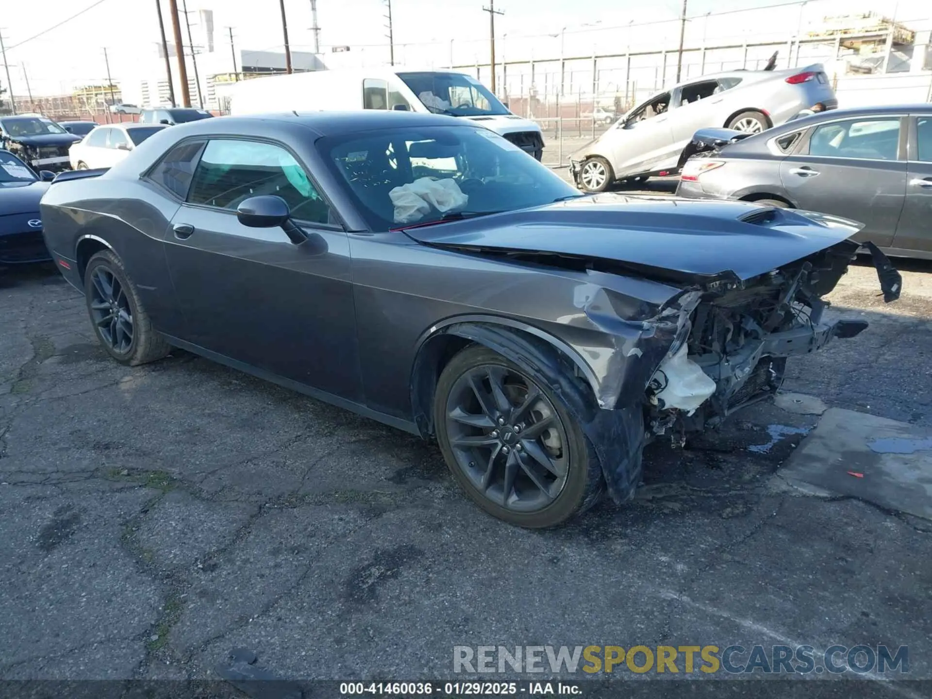 1 Фотография поврежденного автомобиля 2C3CDZKG4MH677574 DODGE CHALLENGER 2021