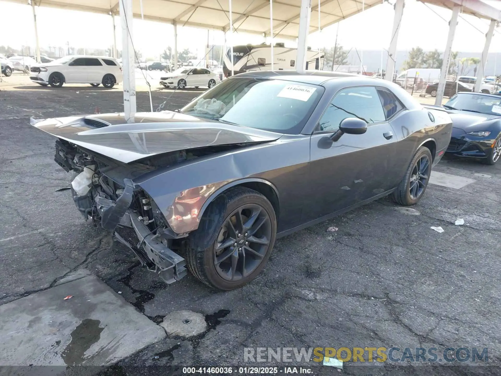 2 Фотография поврежденного автомобиля 2C3CDZKG4MH677574 DODGE CHALLENGER 2021