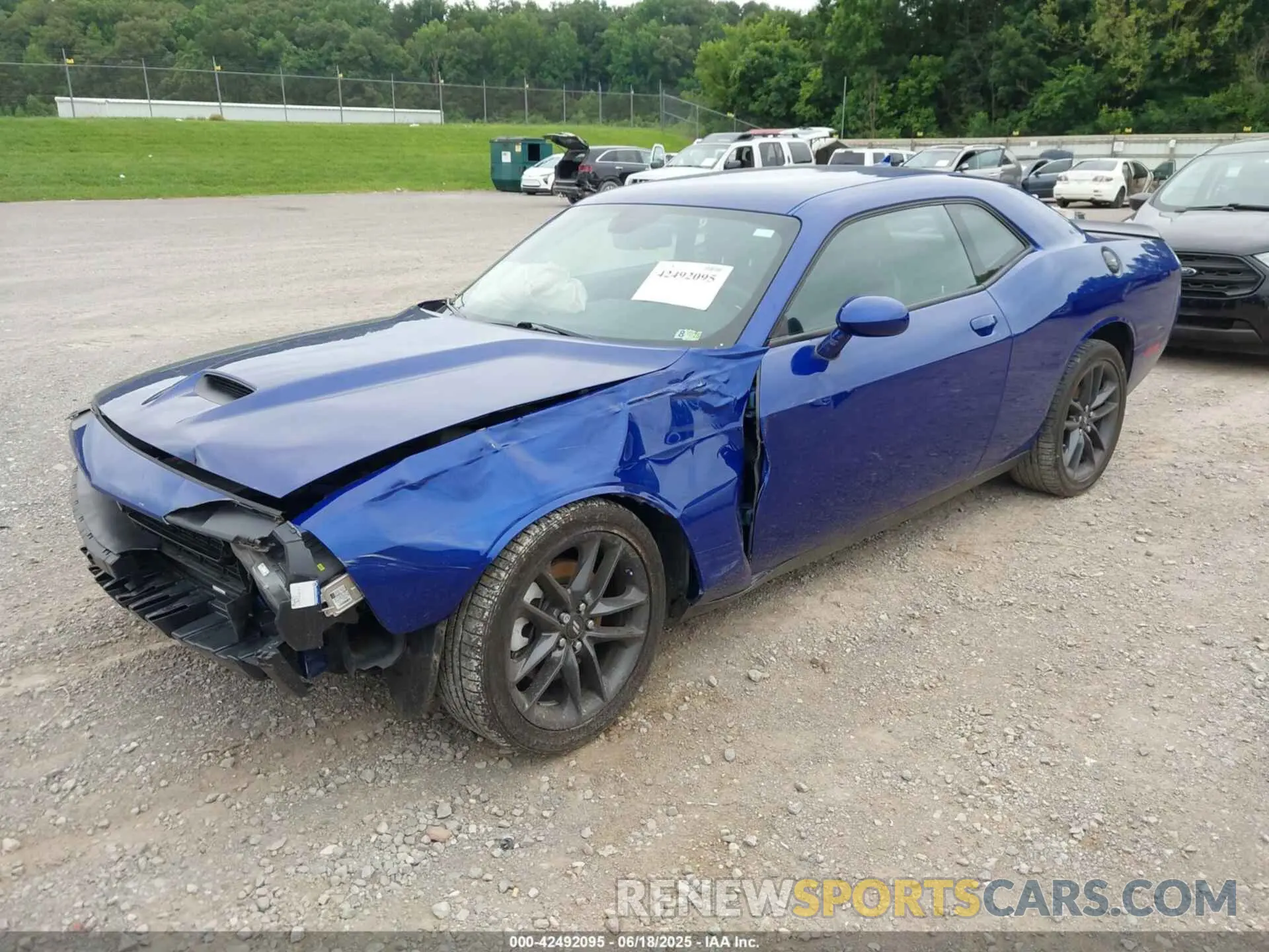 2 Photograph of a damaged car 2C3CDZKGXMH567287 DODGE CHALLENGER 2021