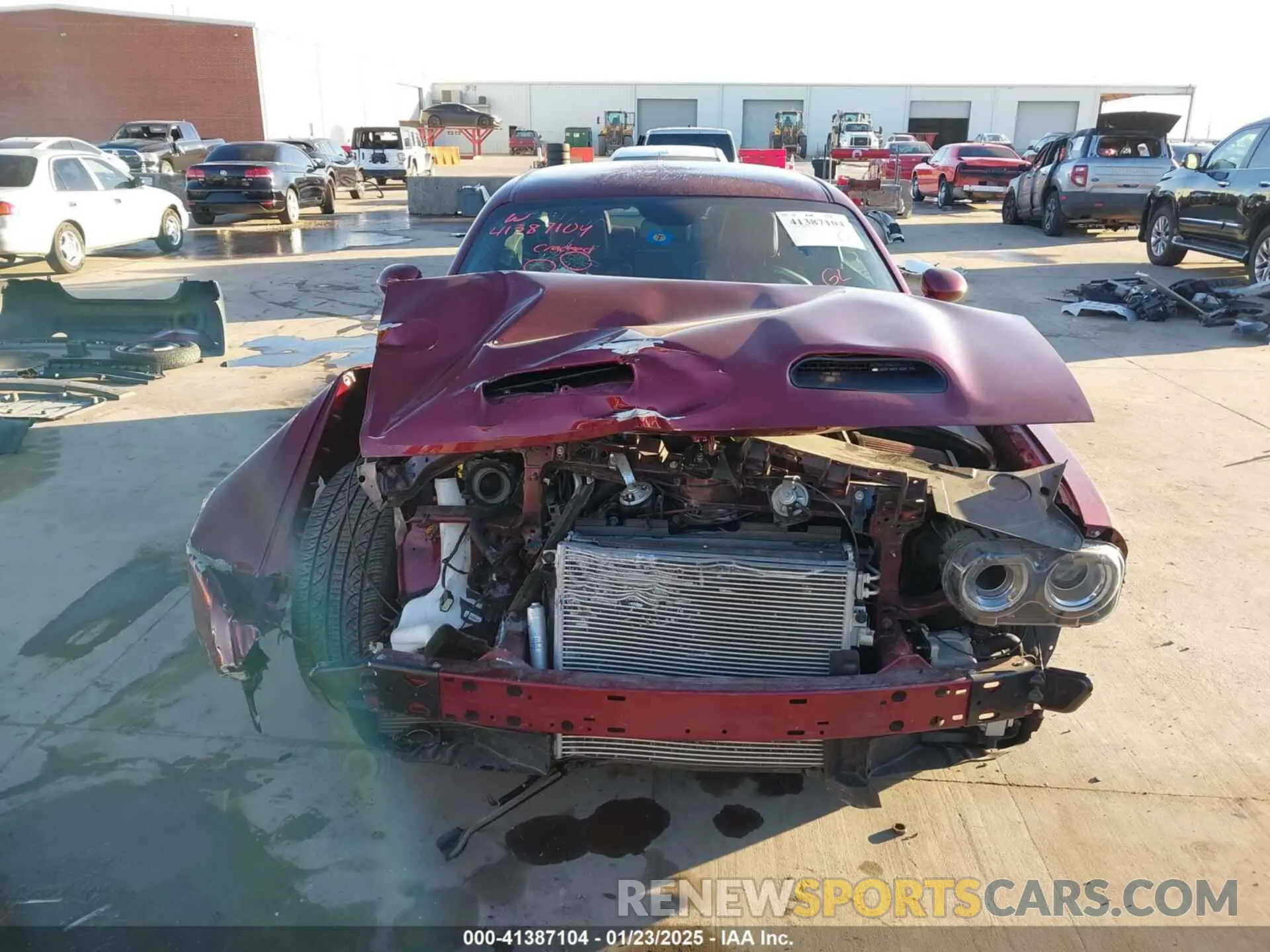 12 Photograph of a damaged car 2C3CDZL97MH555257 DODGE CHALLENGER 2021