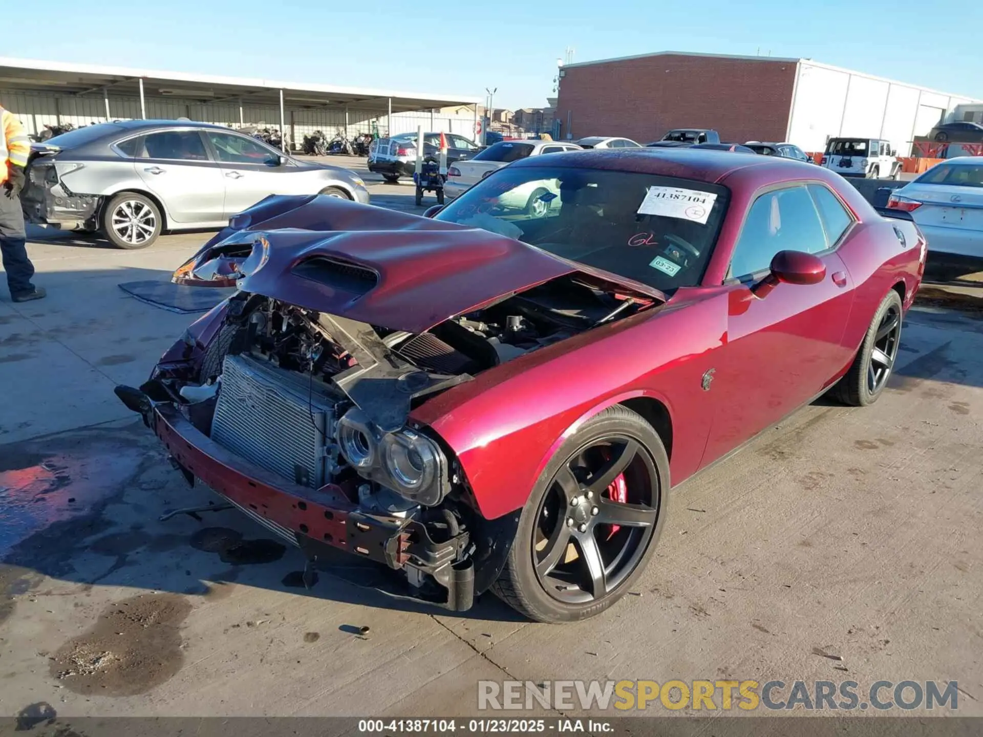 2 Photograph of a damaged car 2C3CDZL97MH555257 DODGE CHALLENGER 2021