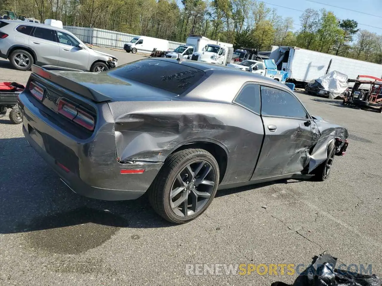 3 Photograph of a damaged car 2C3CDZAG1NH238495 DODGE CHALLENGER 2022