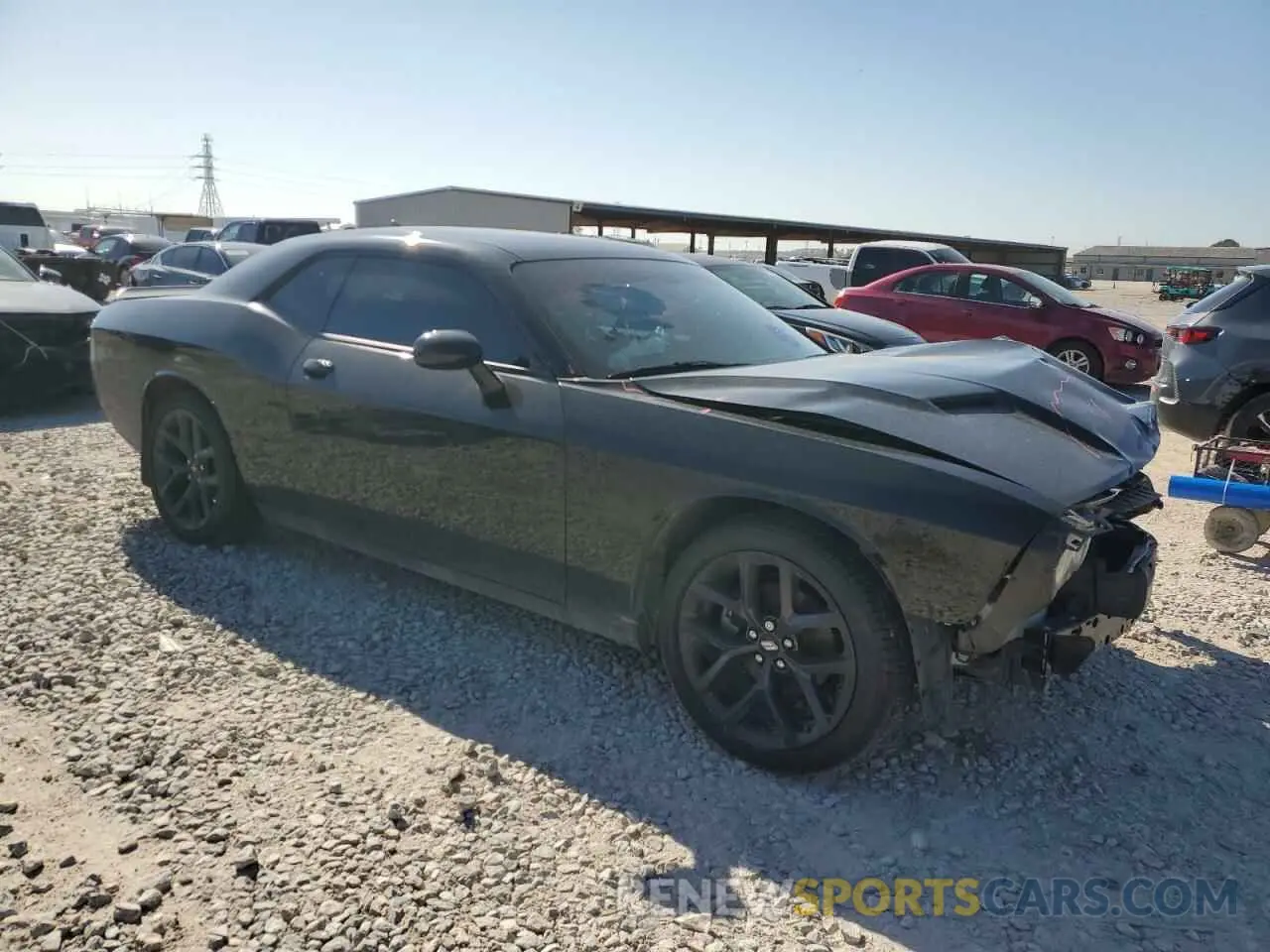 4 Photograph of a damaged car 2C3CDZAG2NH144562 DODGE CHALLENGER 2022