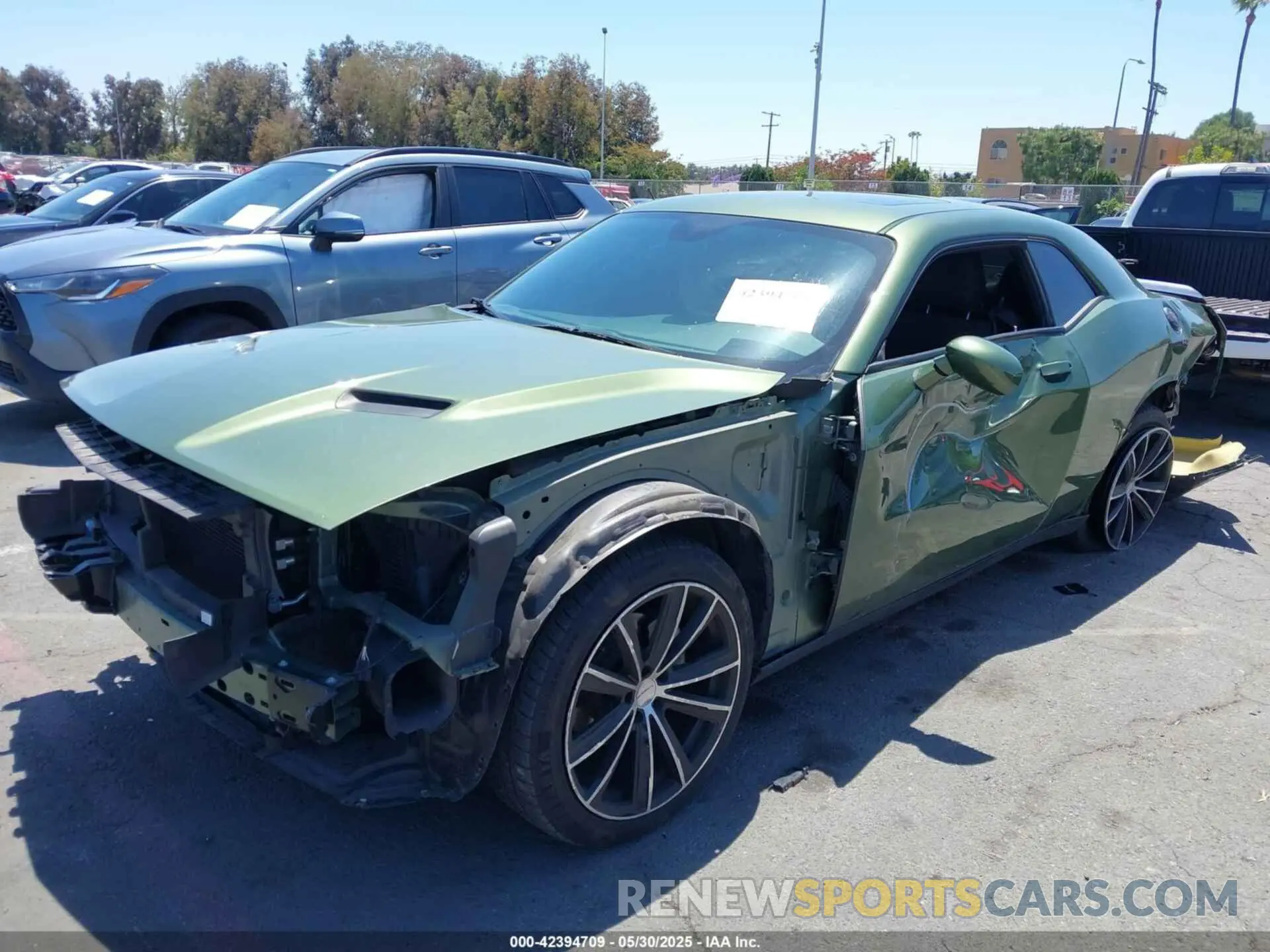 2 Photograph of a damaged car 2C3CDZAG2NH212066 DODGE CHALLENGER 2022