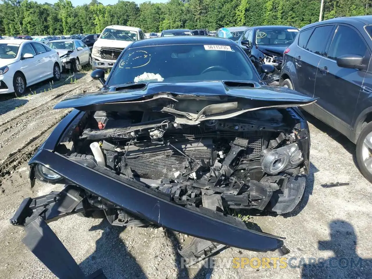 5 Photograph of a damaged car 2C3CDZAG5NH103312 DODGE CHALLENGER 2022