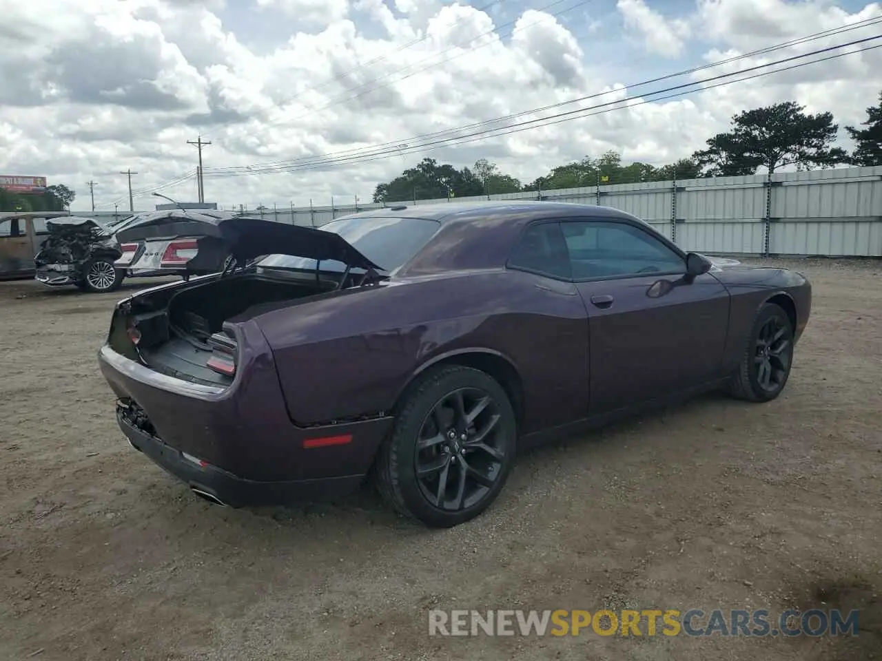 3 Photograph of a damaged car 2C3CDZAG5NH188118 DODGE CHALLENGER 2022