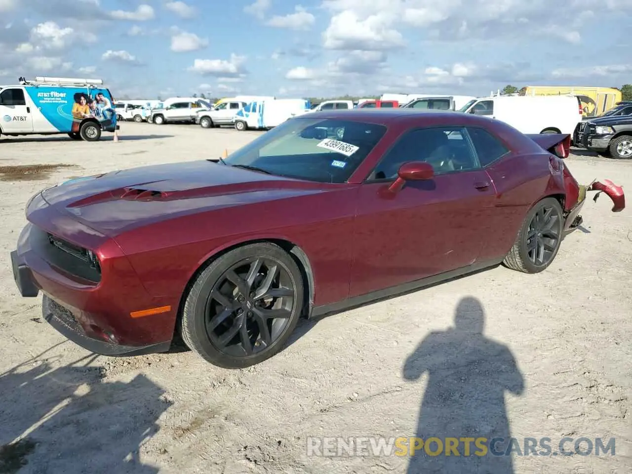 1 Фотография поврежденного автомобиля 2C3CDZAG9NH168194 DODGE CHALLENGER 2022