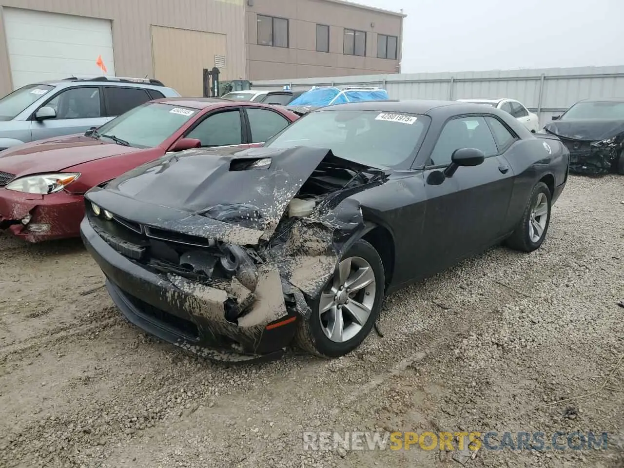 1 Photograph of a damaged car 2C3CDZAGXNH179138 DODGE CHALLENGER 2022