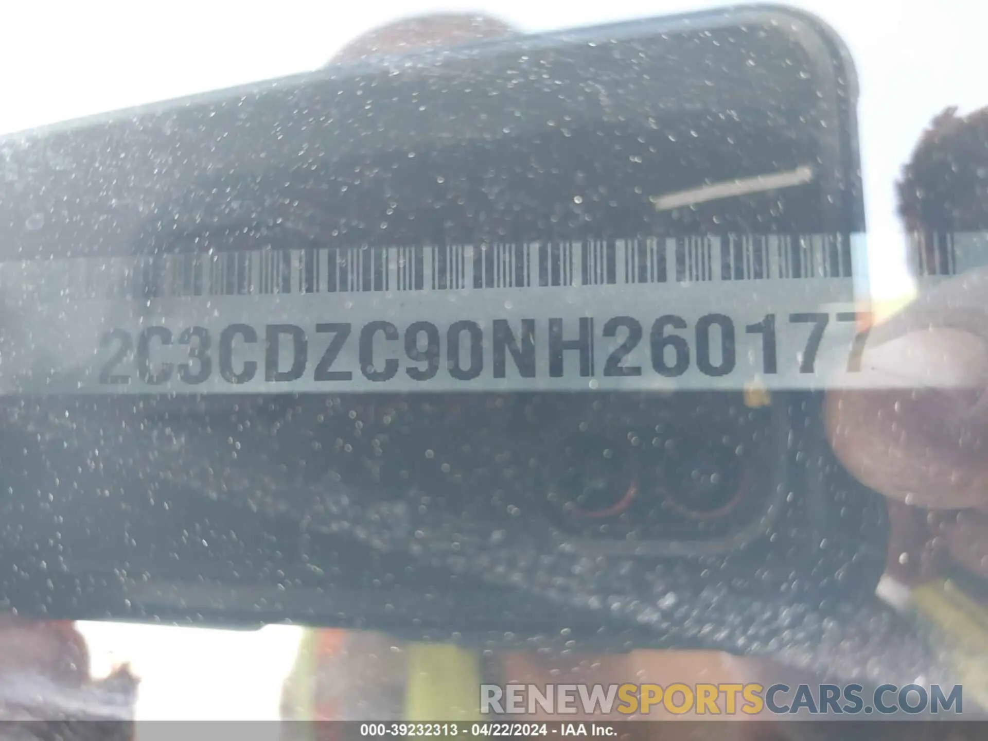 9 Фотография поврежденного автомобиля 2C3CDZC90NH260177 DODGE CHALLENGER 2022