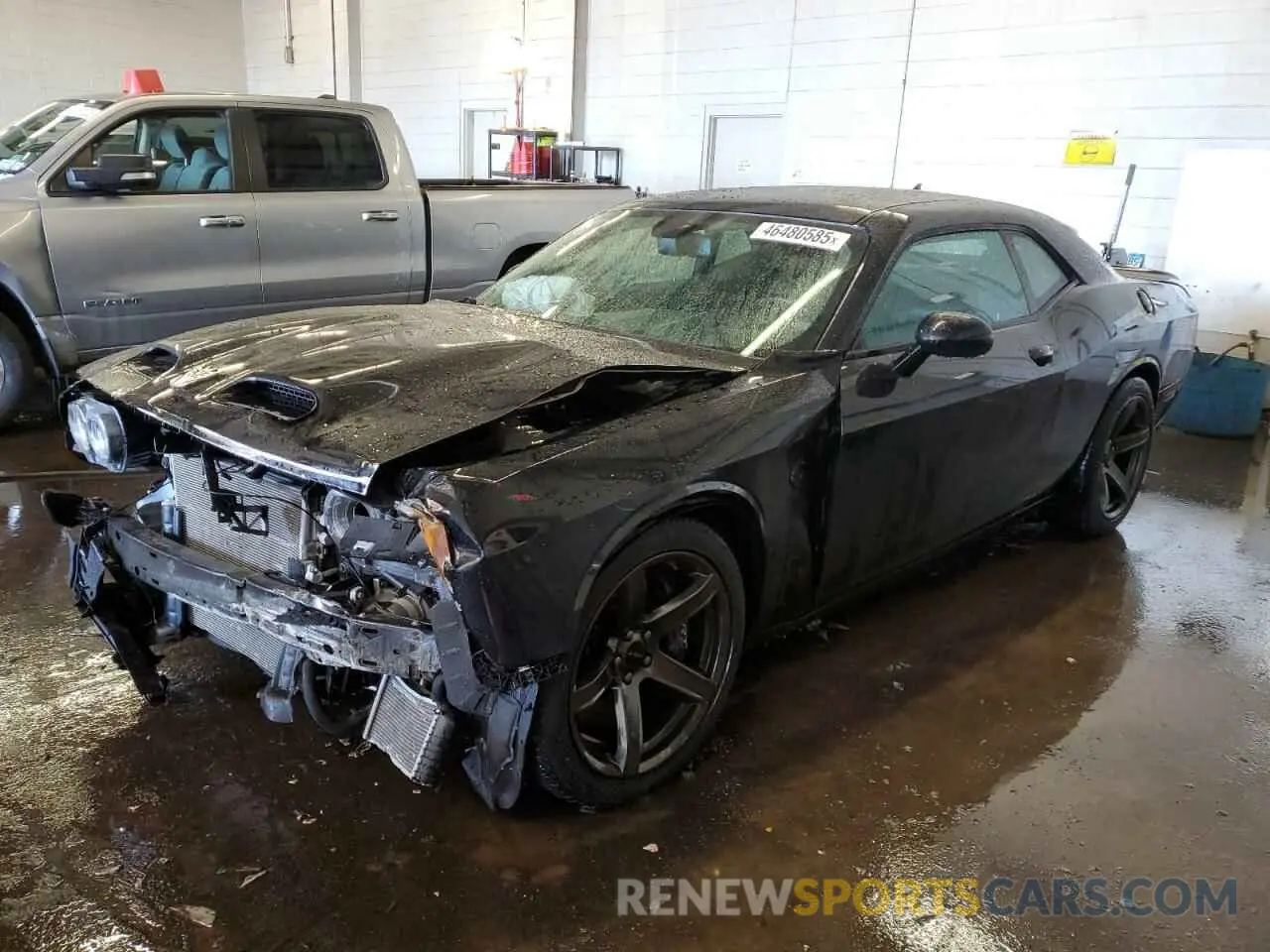 1 Photograph of a damaged car 2C3CDZC91NH135379 DODGE CHALLENGER 2022