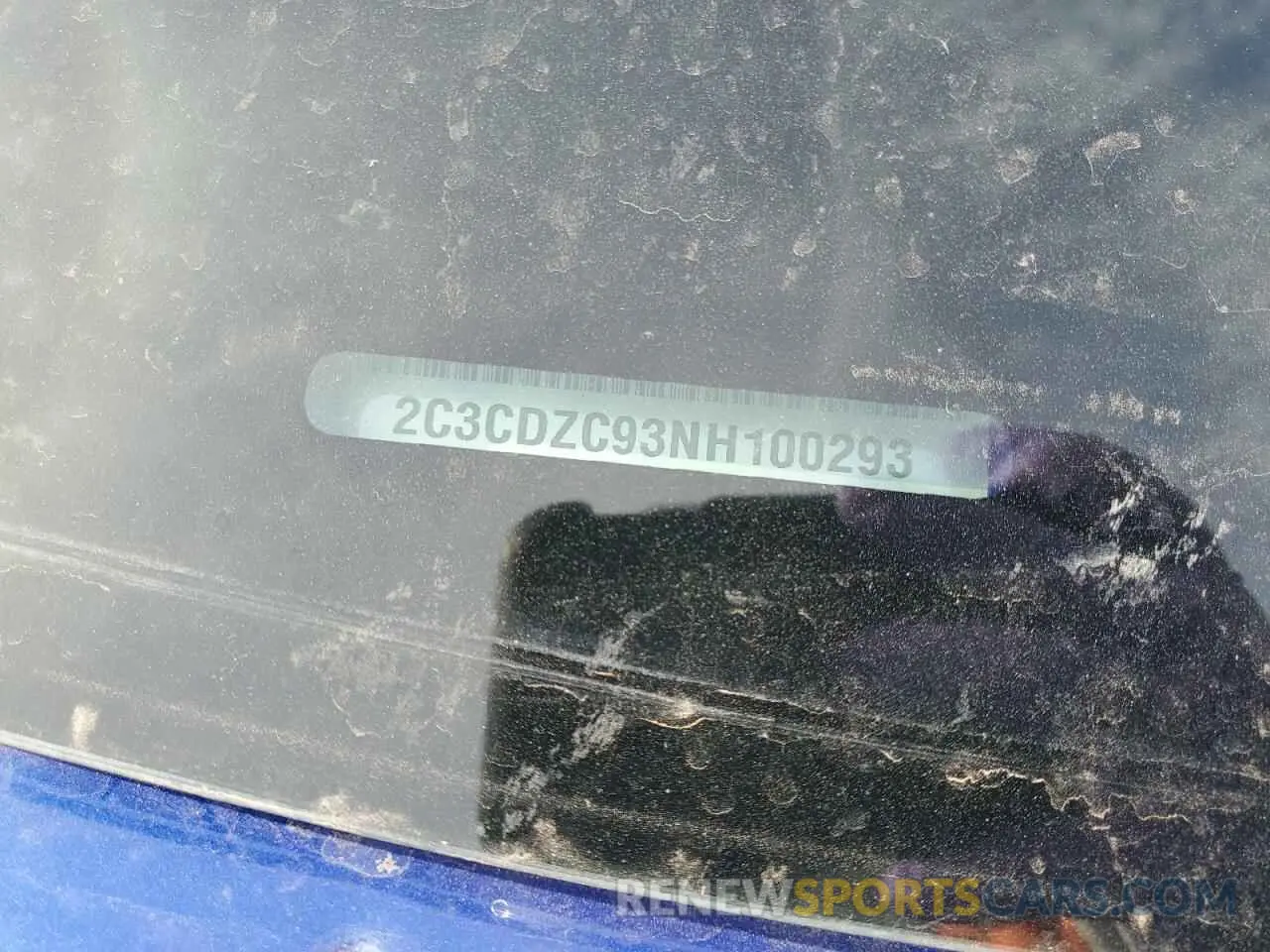 12 Photograph of a damaged car 2C3CDZC93NH100293 DODGE CHALLENGER 2022
