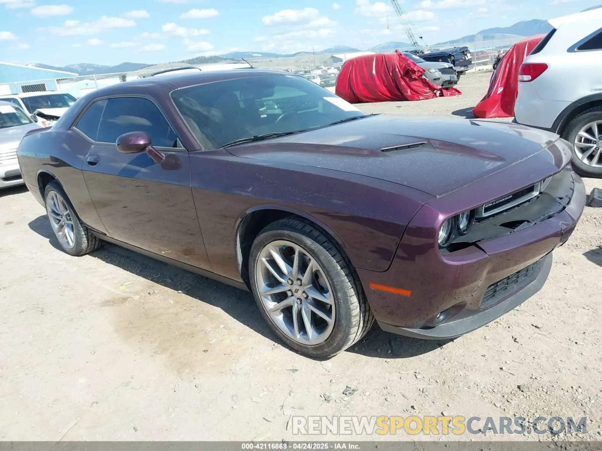 1 Photograph of a damaged car 2C3CDZGG7NH234412 DODGE CHALLENGER 2022