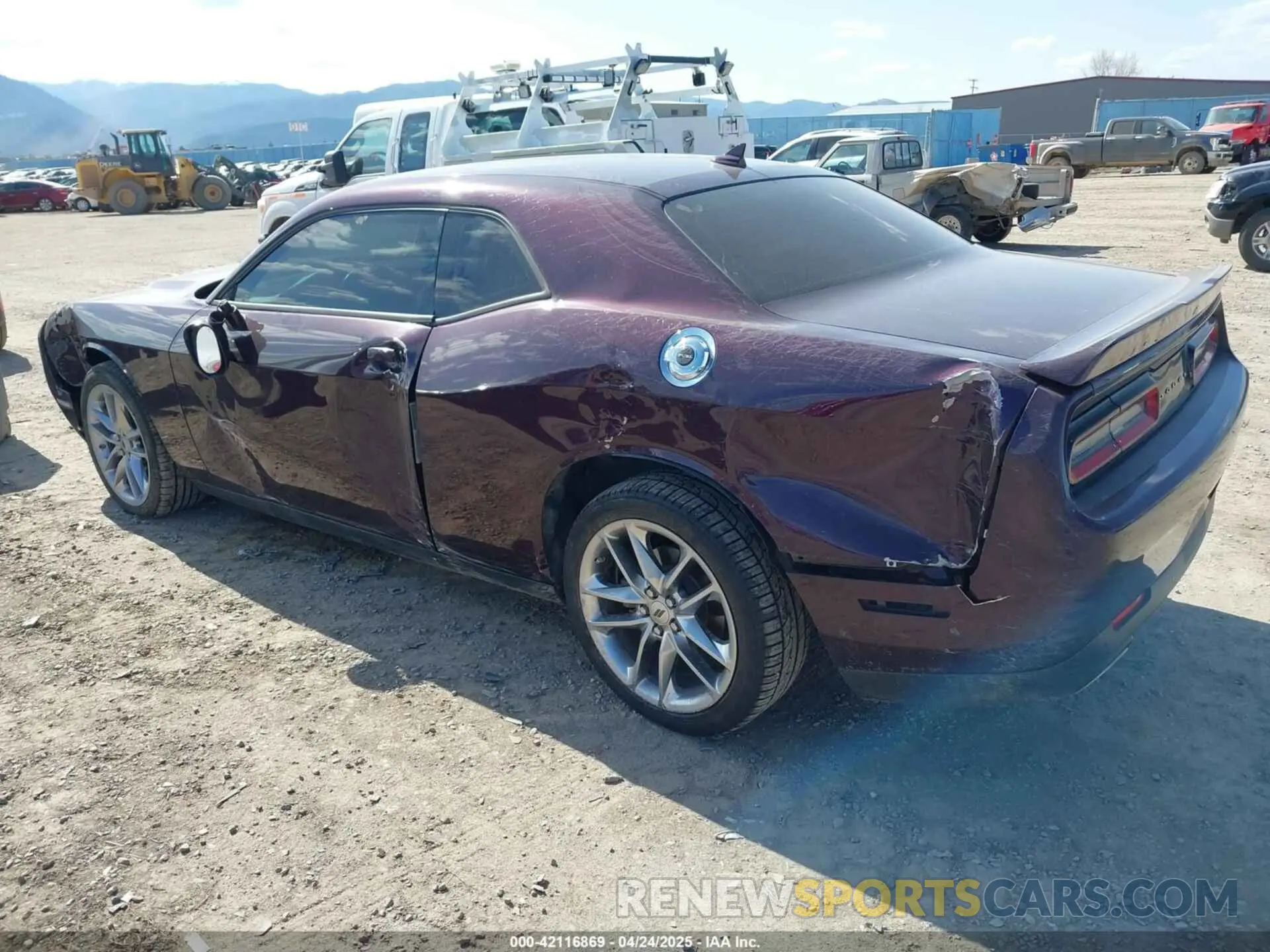 3 Photograph of a damaged car 2C3CDZGG7NH234412 DODGE CHALLENGER 2022