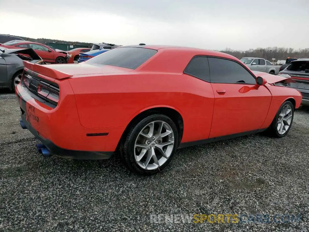 3 Photograph of a damaged car 2C3CDZJG0NH233725 DODGE CHALLENGER 2022