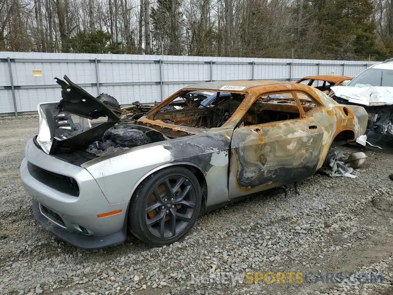 1 Photograph of a damaged car 2C3CDZJG1NH227187 DODGE CHALLENGER 2022