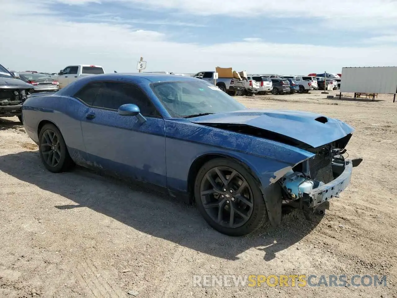 4 Photograph of a damaged car 2C3CDZJG4NH108517 DODGE CHALLENGER 2022