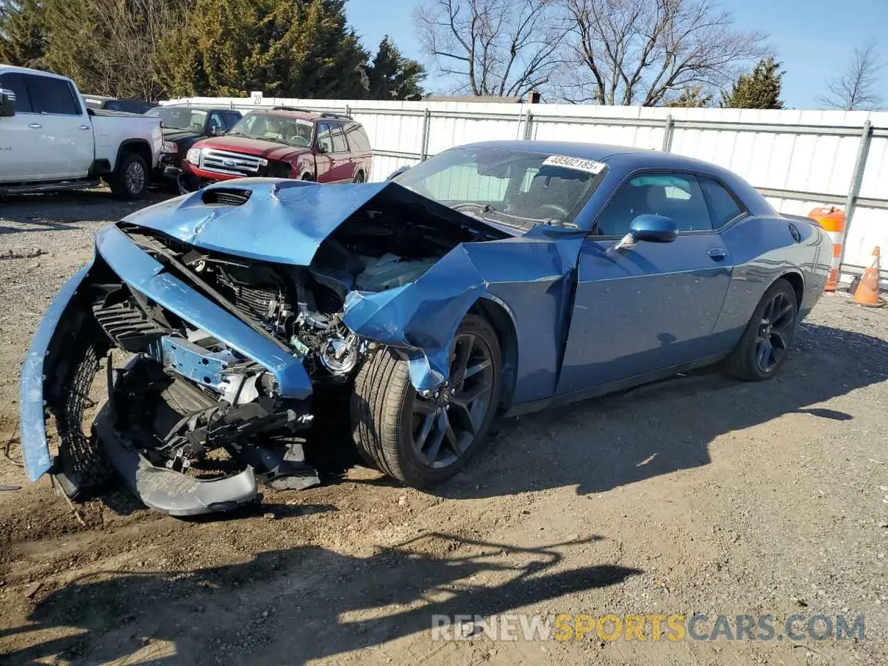 1 Photograph of a damaged car 2C3CDZJG5NH206620 DODGE CHALLENGER 2022