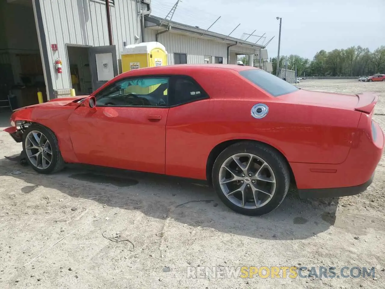 2 Photograph of a damaged car 2C3CDZJG5NH268521 DODGE CHALLENGER 2022