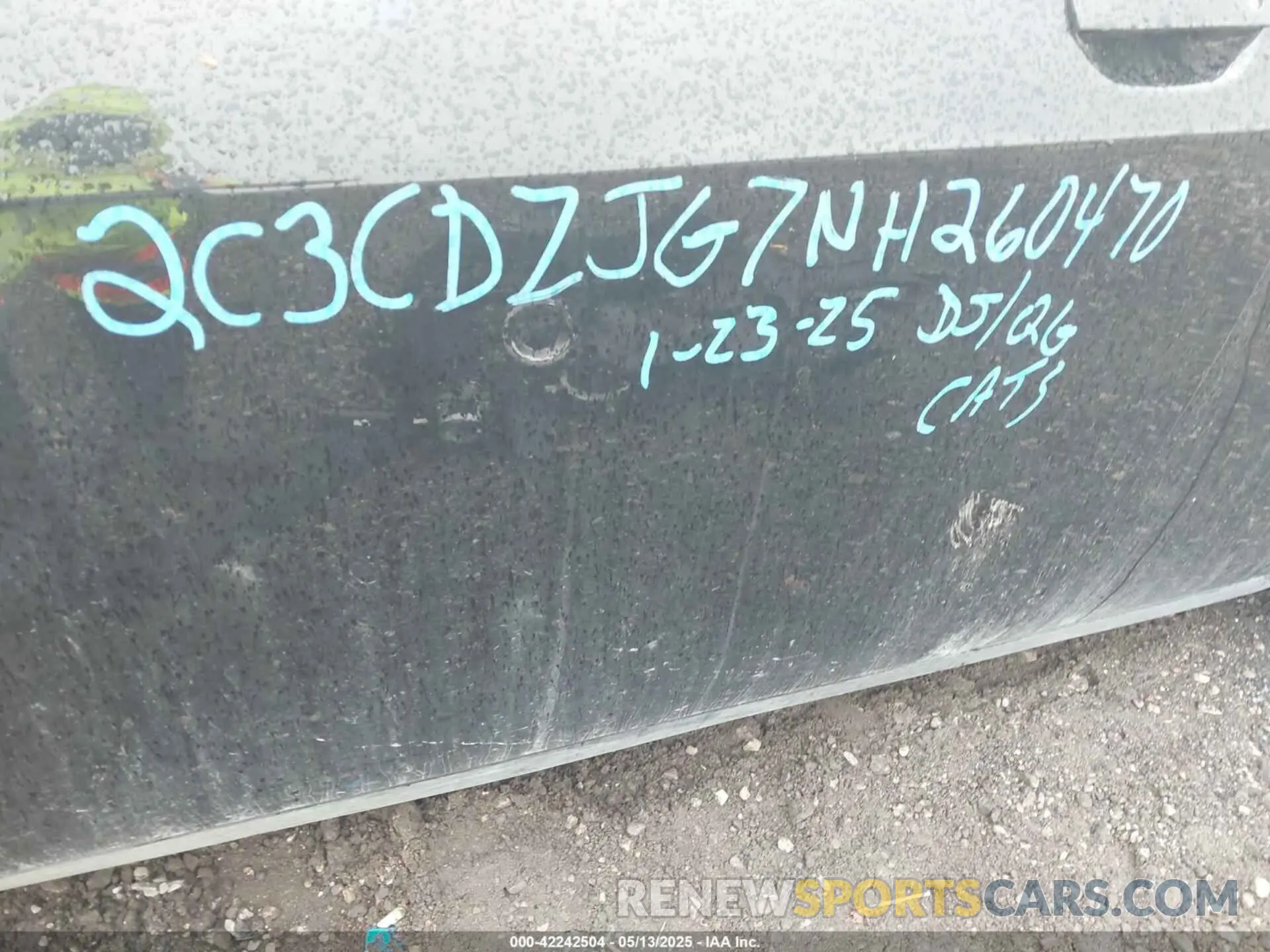 9 Фотография поврежденного автомобиля 2C3CDZJG7NH260470 DODGE CHALLENGER 2022