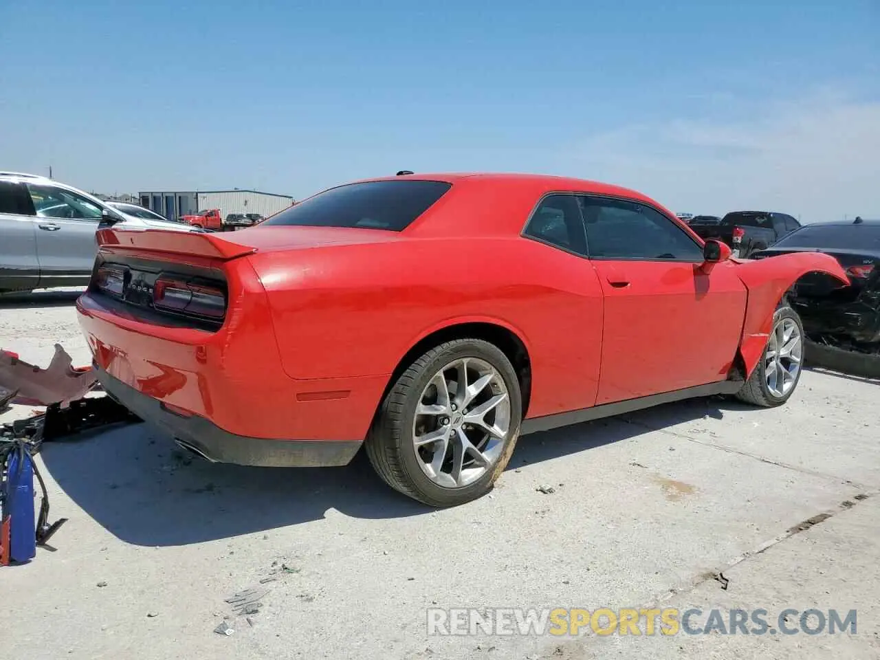 3 Photograph of a damaged car 2C3CDZJG9NH124616 DODGE CHALLENGER 2022