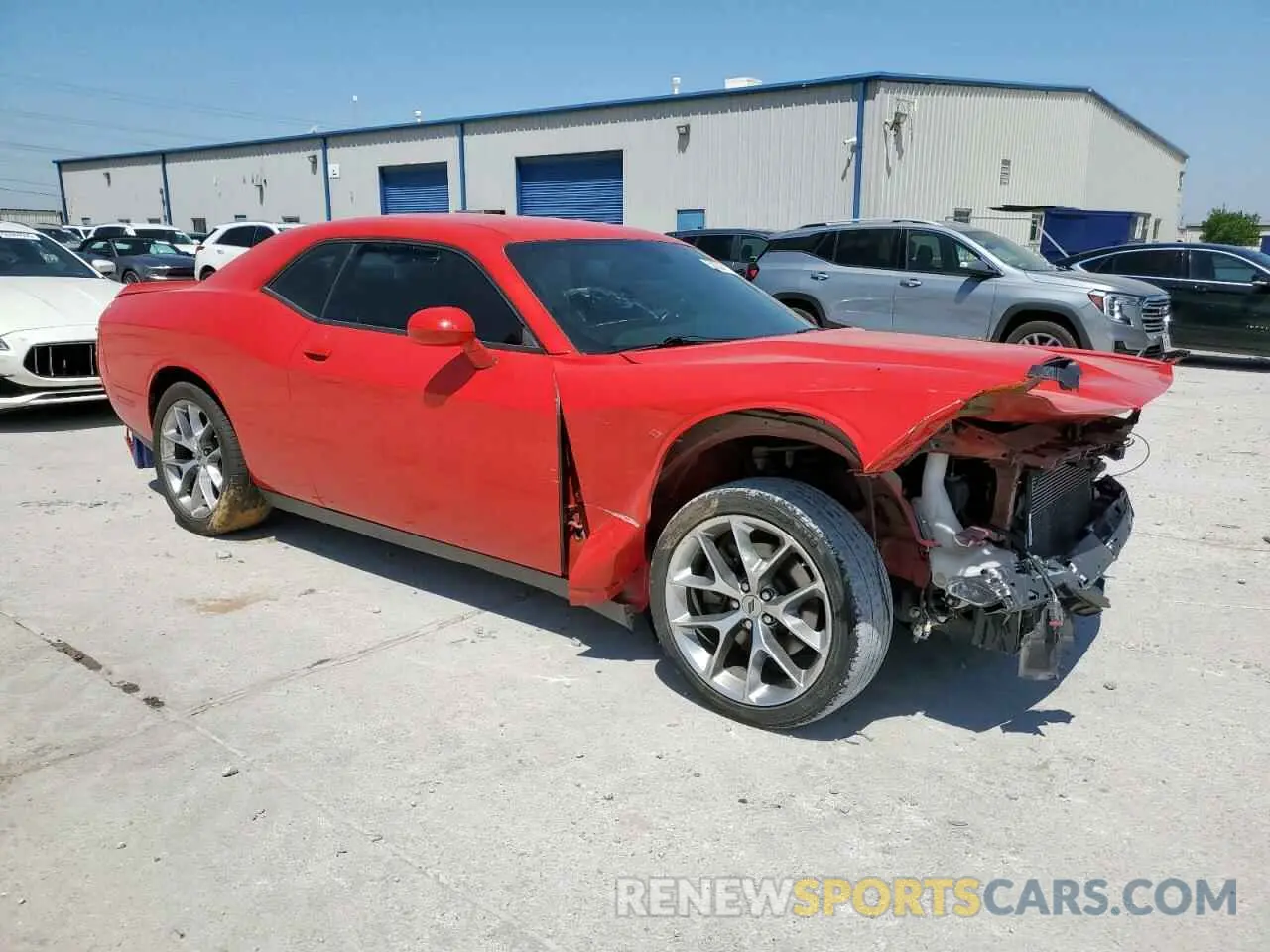 4 Photograph of a damaged car 2C3CDZJG9NH124616 DODGE CHALLENGER 2022