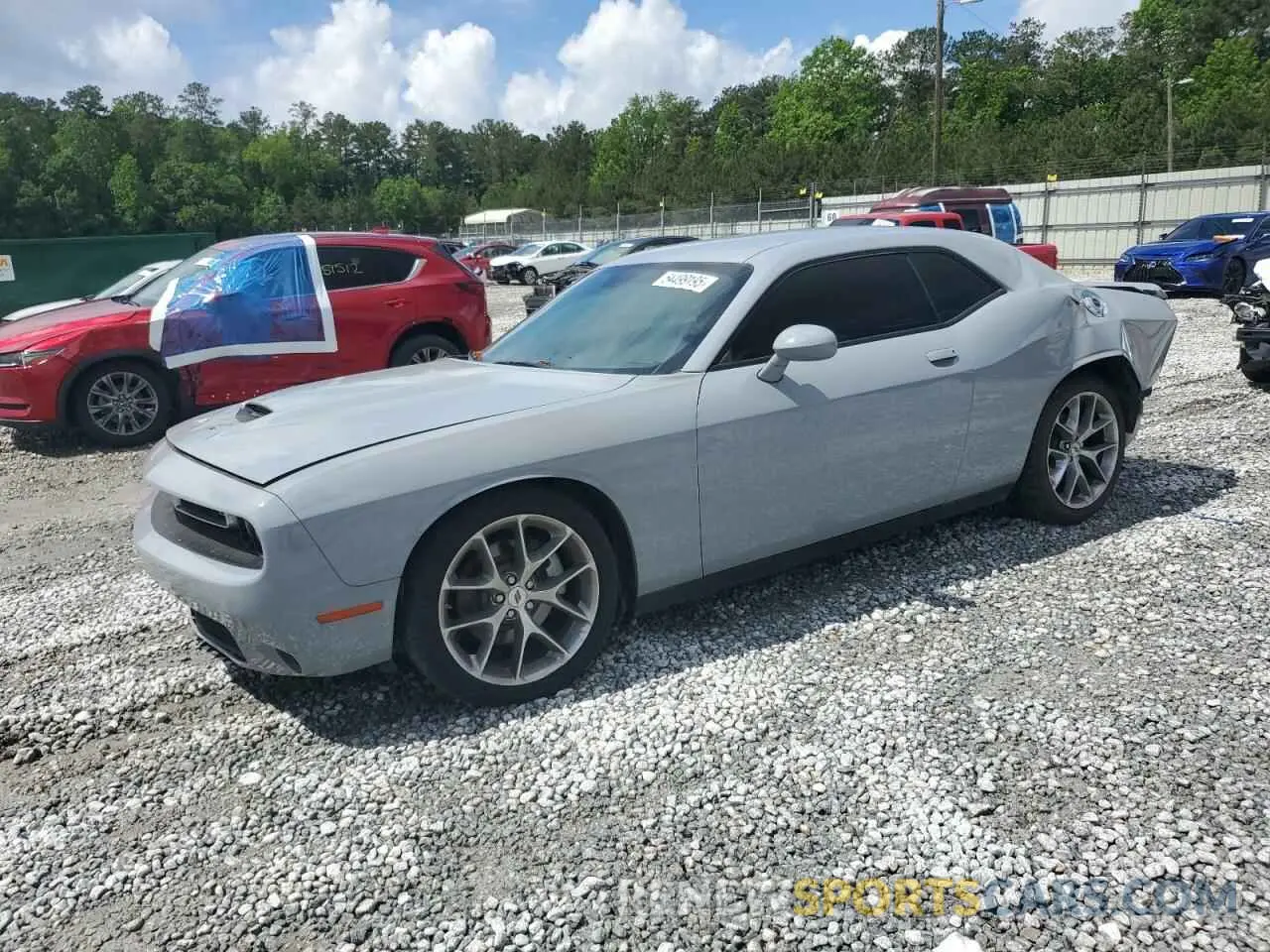 1 Photograph of a damaged car 2C3CDZJG9NH237708 DODGE CHALLENGER 2022