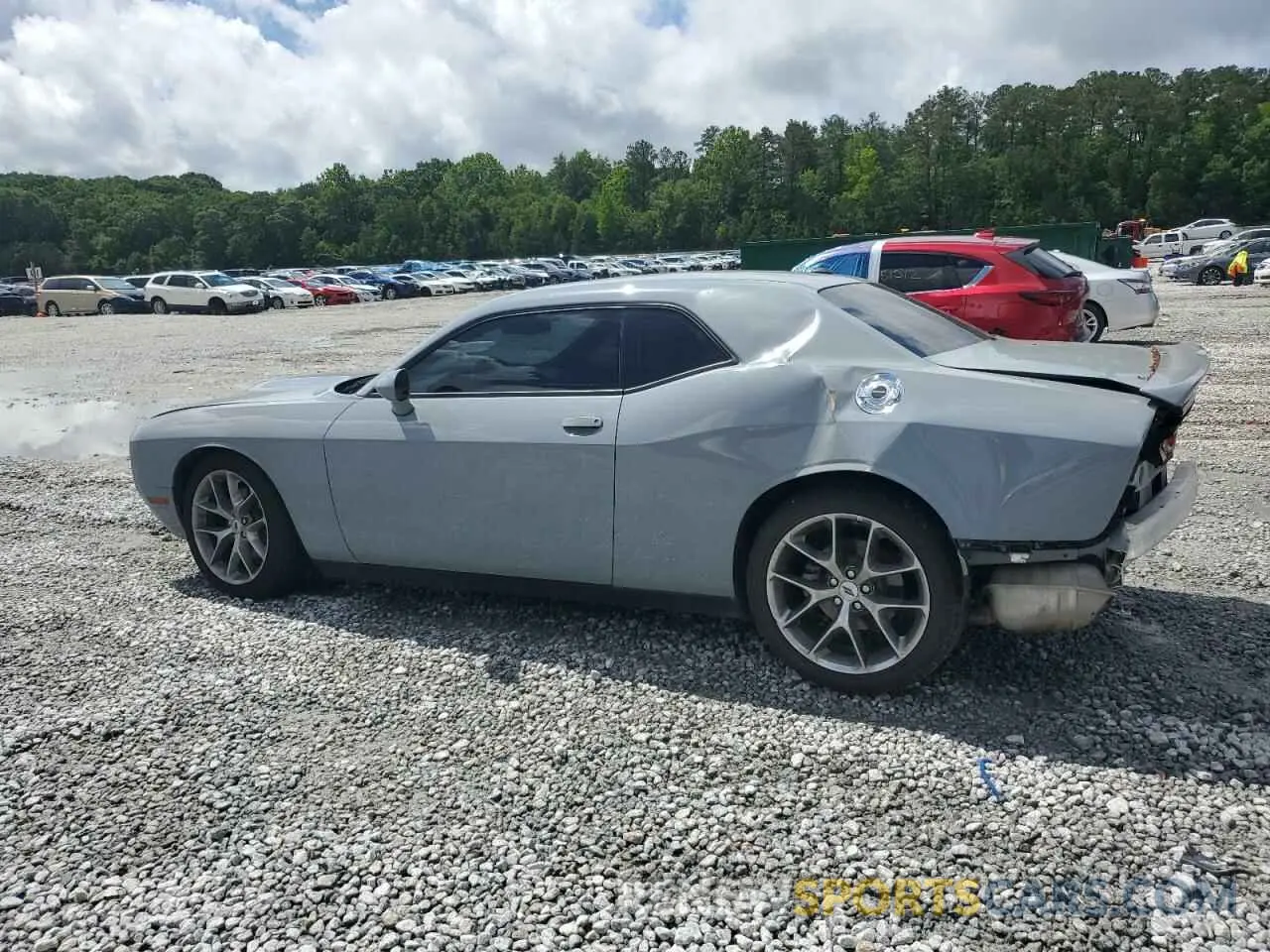 2 Photograph of a damaged car 2C3CDZJG9NH237708 DODGE CHALLENGER 2022