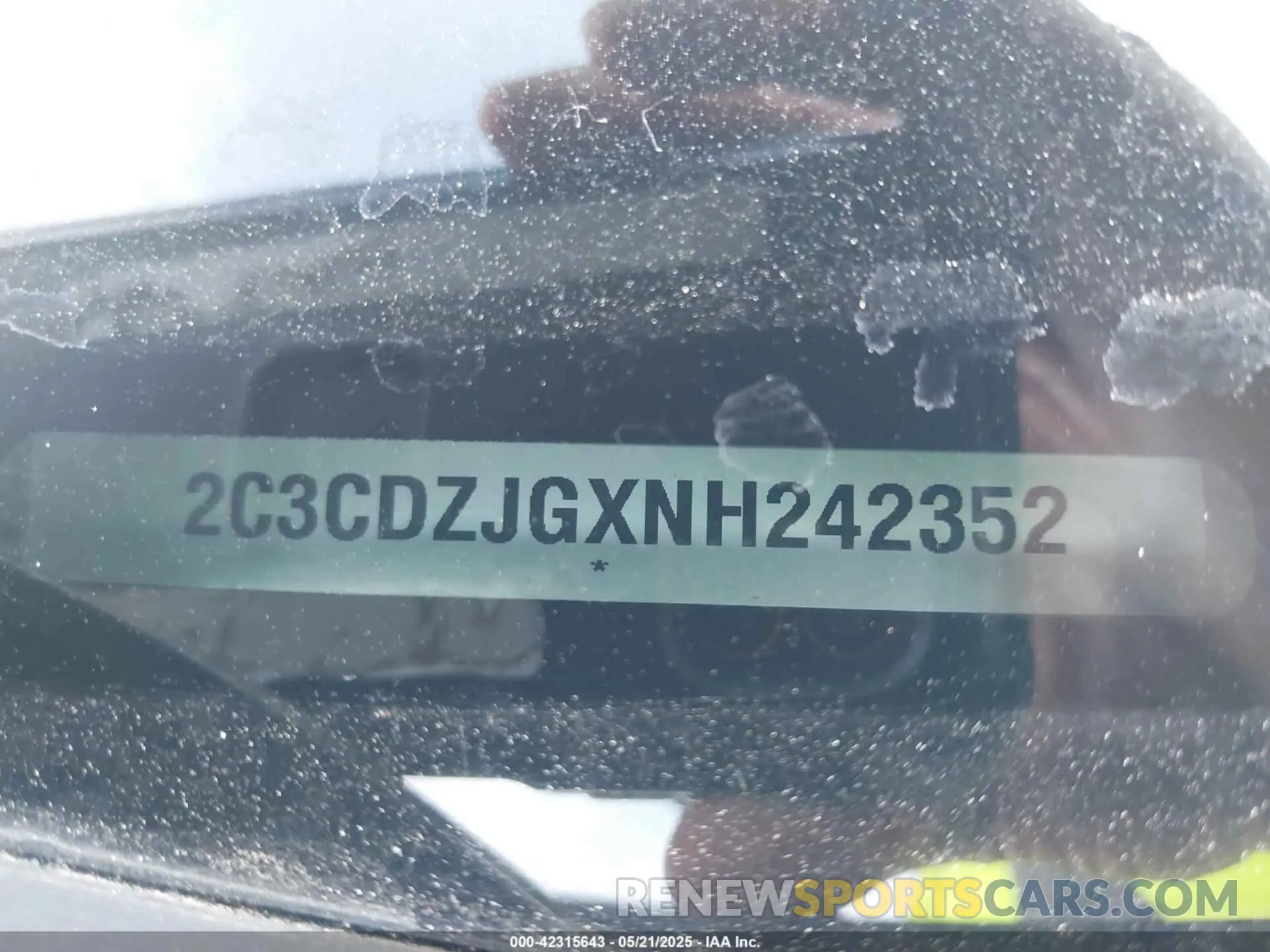 9 Фотография поврежденного автомобиля 2C3CDZJGXNH242352 DODGE CHALLENGER 2022