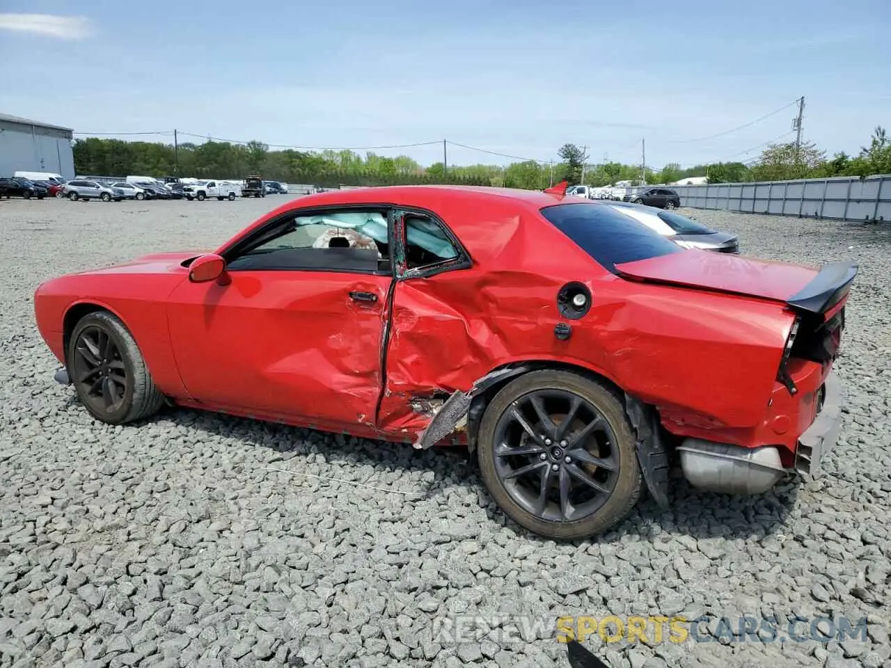 2 Photograph of a damaged car 2C3CDZKG1NH152067 DODGE CHALLENGER 2022