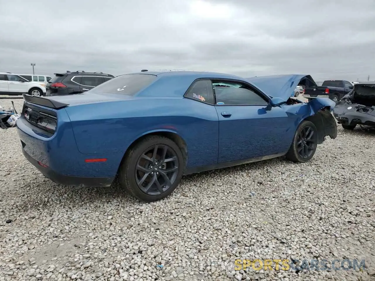 3 Photograph of a damaged car 2C3CDZAG9PH669833 DODGE CHALLENGER 2023