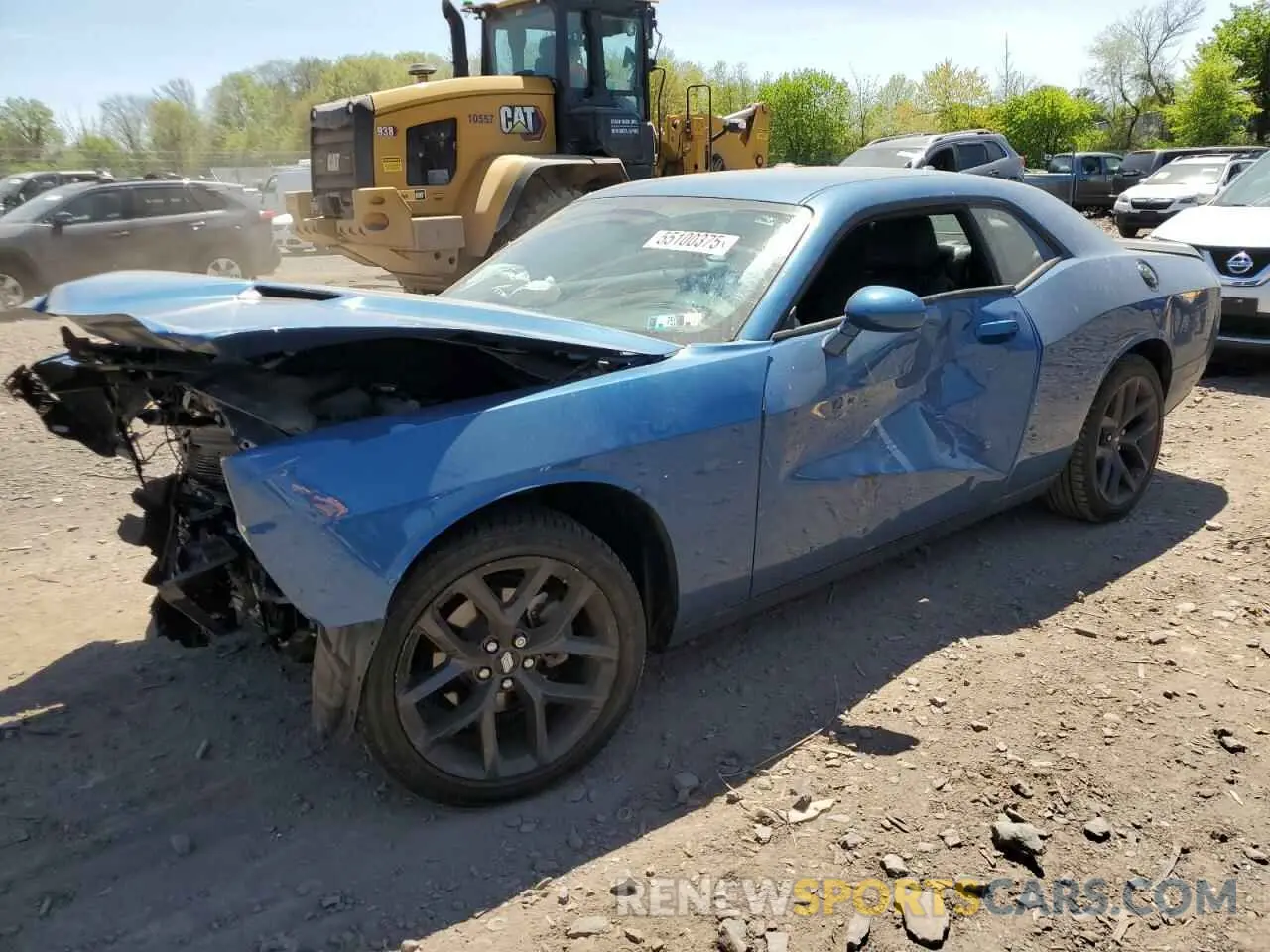 1 Photograph of a damaged car 2C3CDZAGXPH527927 DODGE CHALLENGER 2023