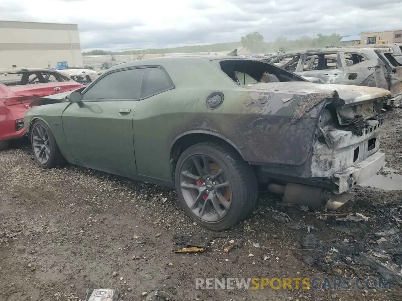 2 Фотография поврежденного автомобиля 2C3CDZBT2PH596168 DODGE CHALLENGER 2023