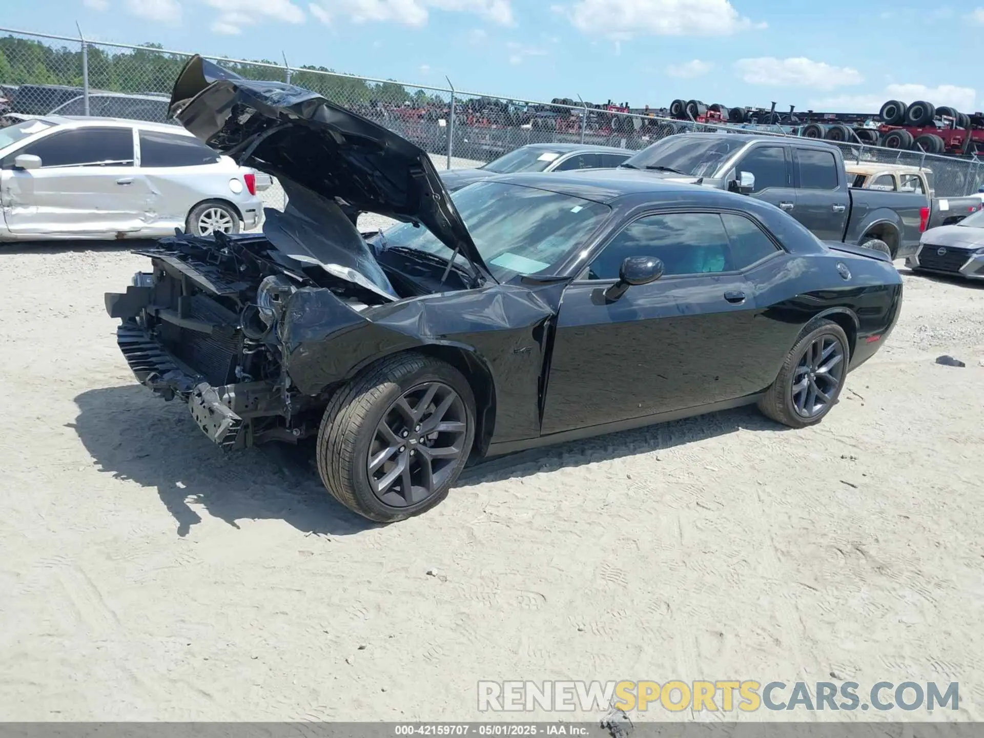 2 Photograph of a damaged car 2C3CDZBT5PH654757 DODGE CHALLENGER 2023