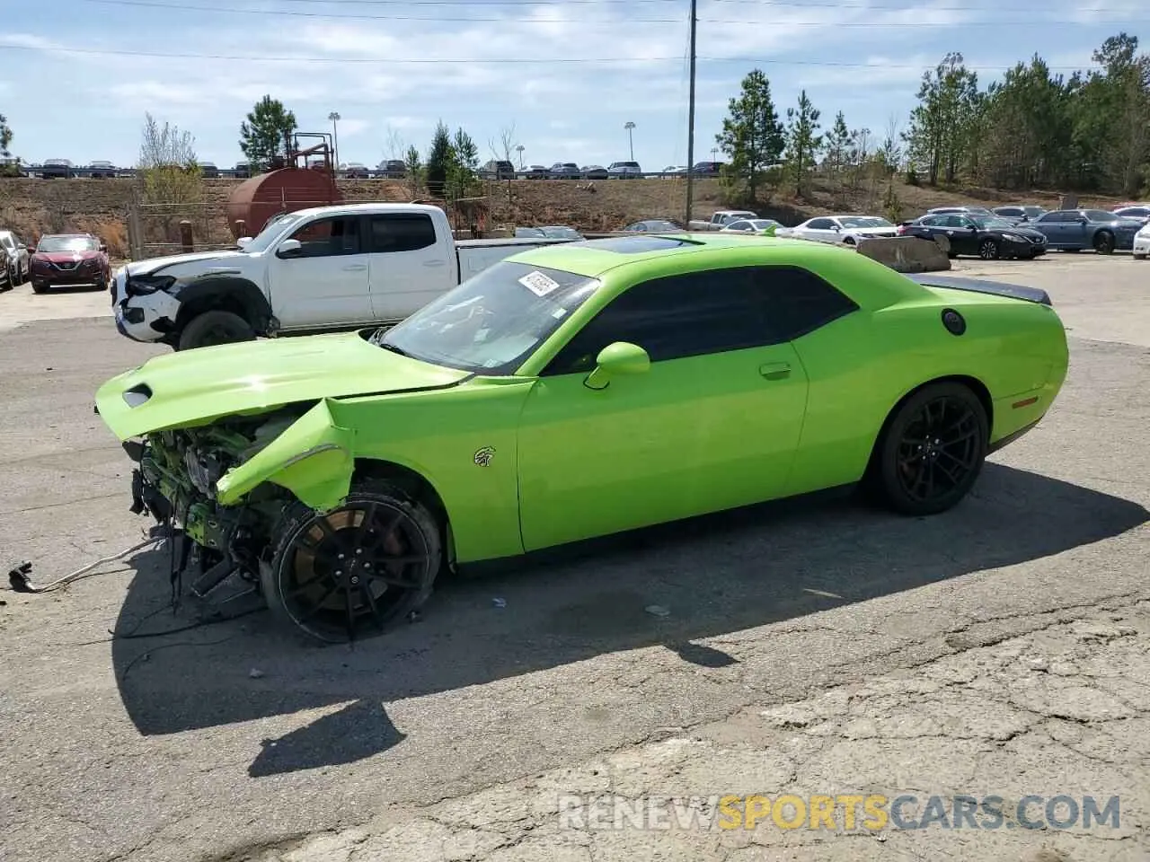 1 Photograph of a damaged car 2C3CDZC95PH617338 DODGE CHALLENGER 2023
