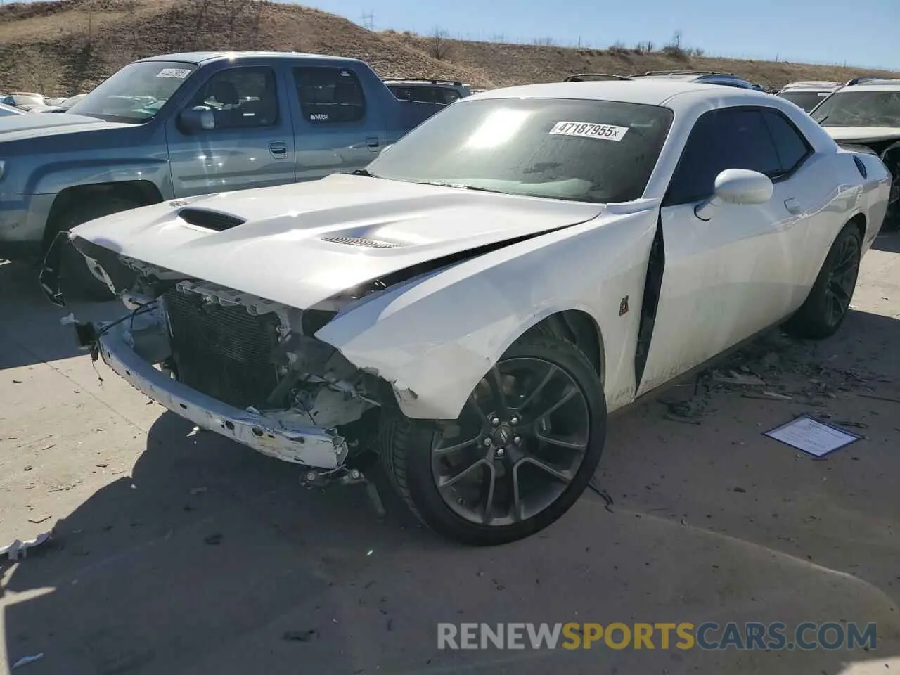 1 Photograph of a damaged car 2C3CDZFJ9PH662577 DODGE CHALLENGER 2023