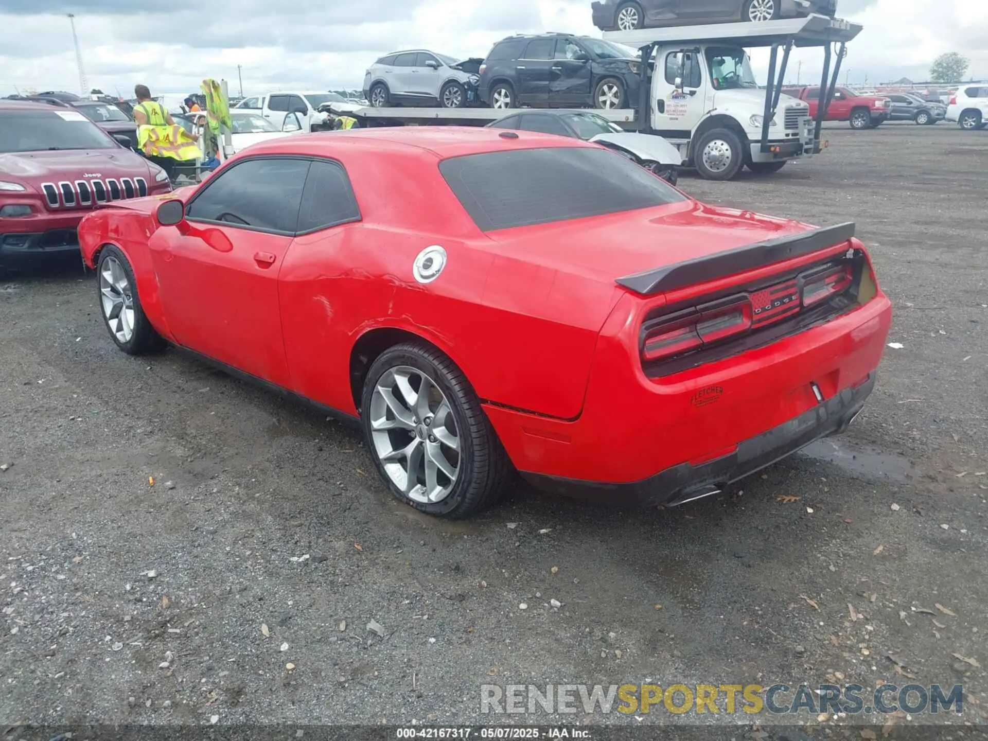 3 Фотография поврежденного автомобиля 2C3CDZJG4PH669142 DODGE CHALLENGER 2023