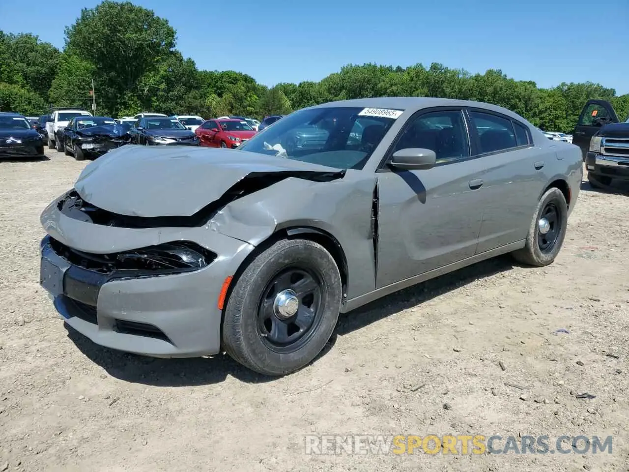 1 Photograph of a damaged car 2C3CDXAG4KH510098 DODGE CHARGER 2019