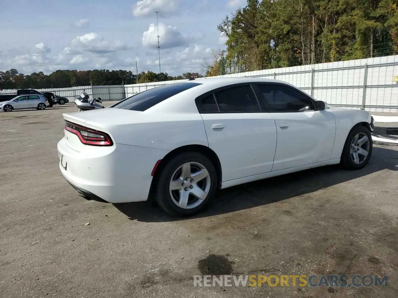 3 Photograph of a damaged car 2C3CDXAT0KH568304 DODGE CHARGER 2019