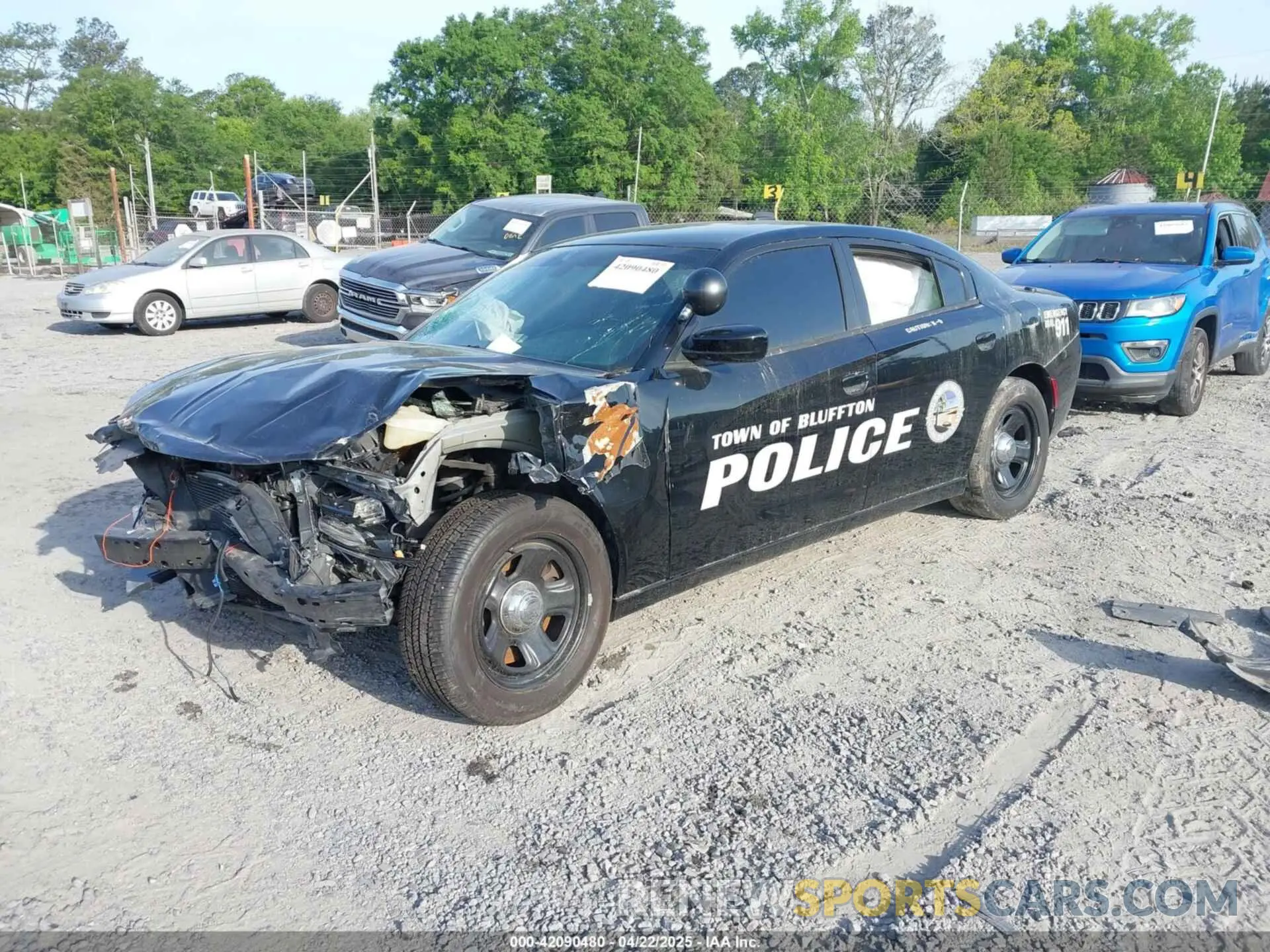 2 Photograph of a damaged car 2C3CDXAT0KH688698 DODGE CHARGER 2019