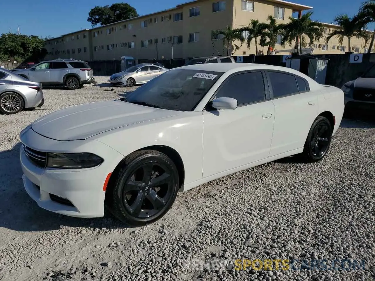 1 Photograph of a damaged car 2C3CDXAT1KH585371 DODGE CHARGER 2019