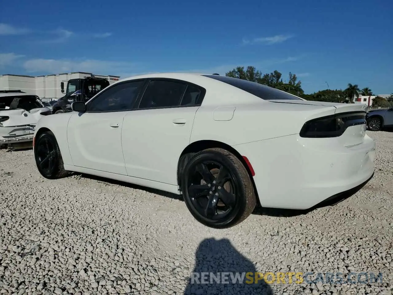 2 Photograph of a damaged car 2C3CDXAT1KH585371 DODGE CHARGER 2019