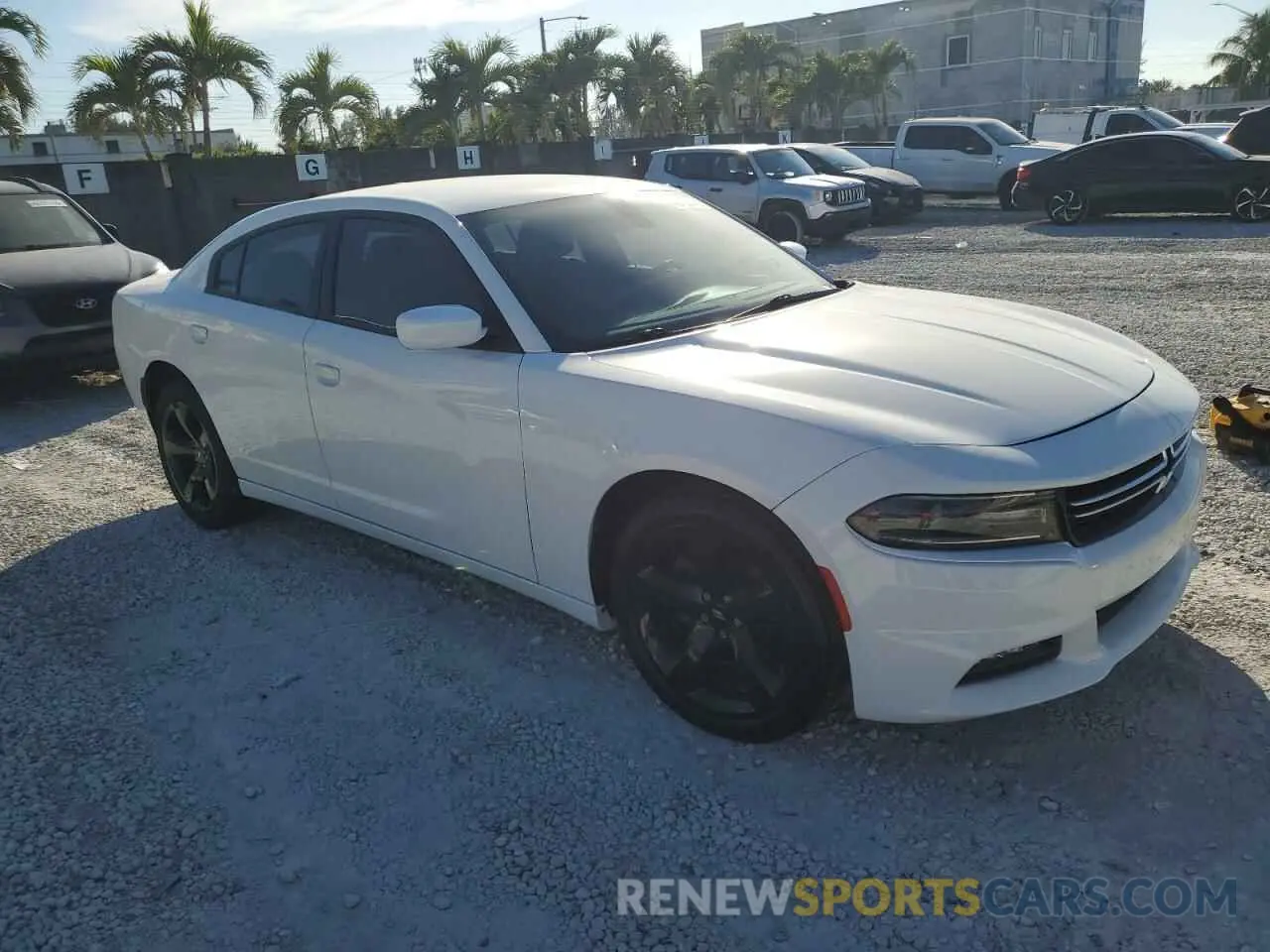 4 Photograph of a damaged car 2C3CDXAT1KH585371 DODGE CHARGER 2019