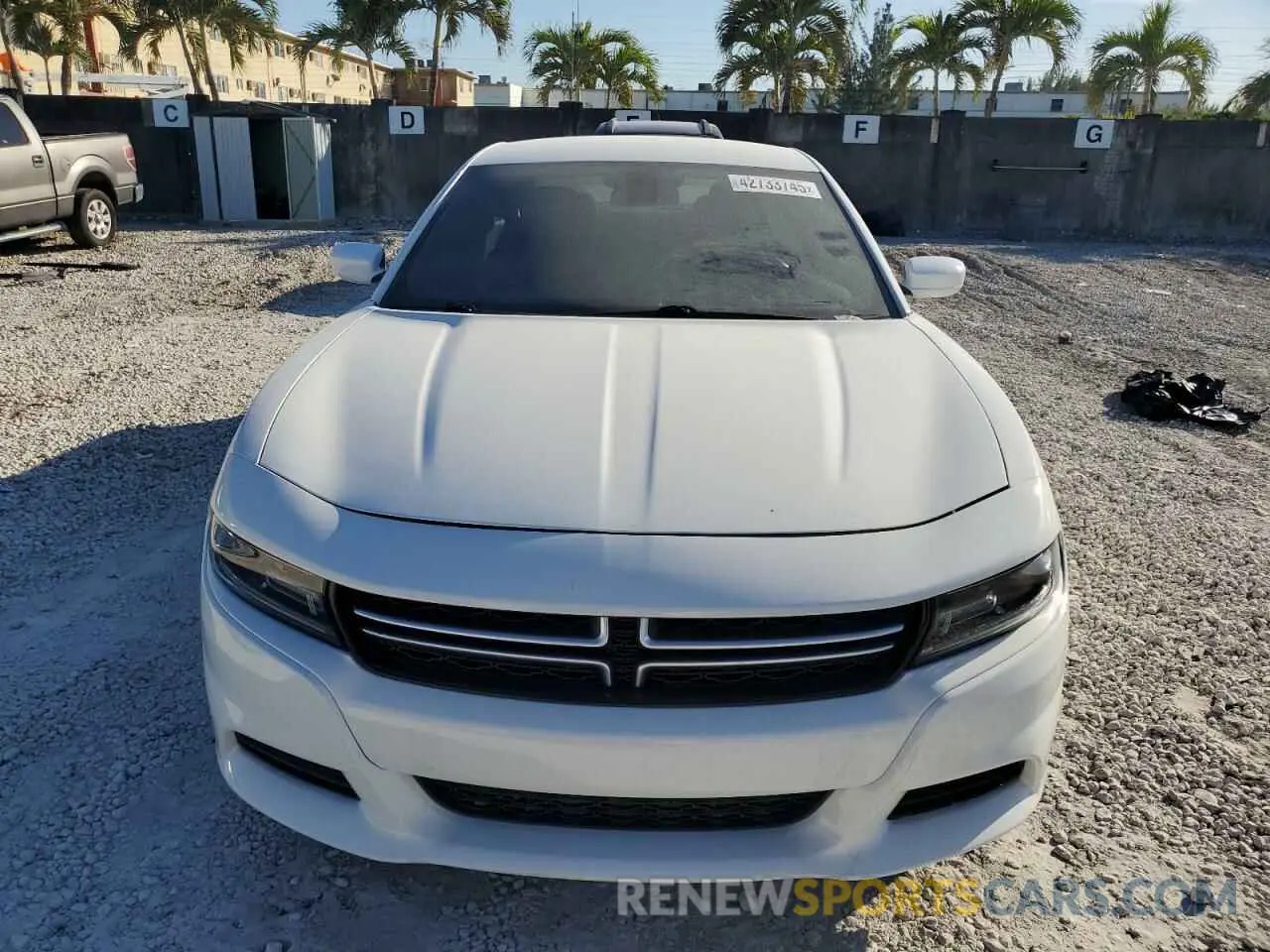 5 Photograph of a damaged car 2C3CDXAT1KH585371 DODGE CHARGER 2019