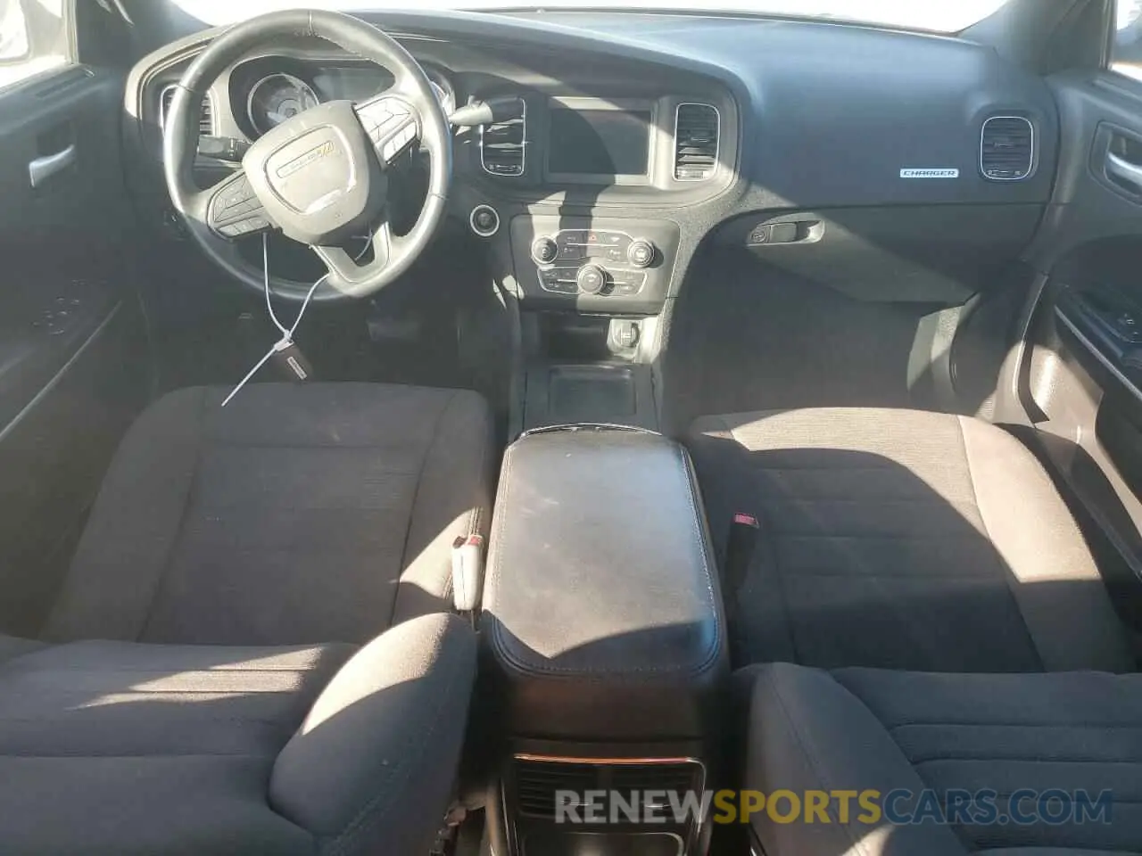 8 Photograph of a damaged car 2C3CDXAT1KH585371 DODGE CHARGER 2019