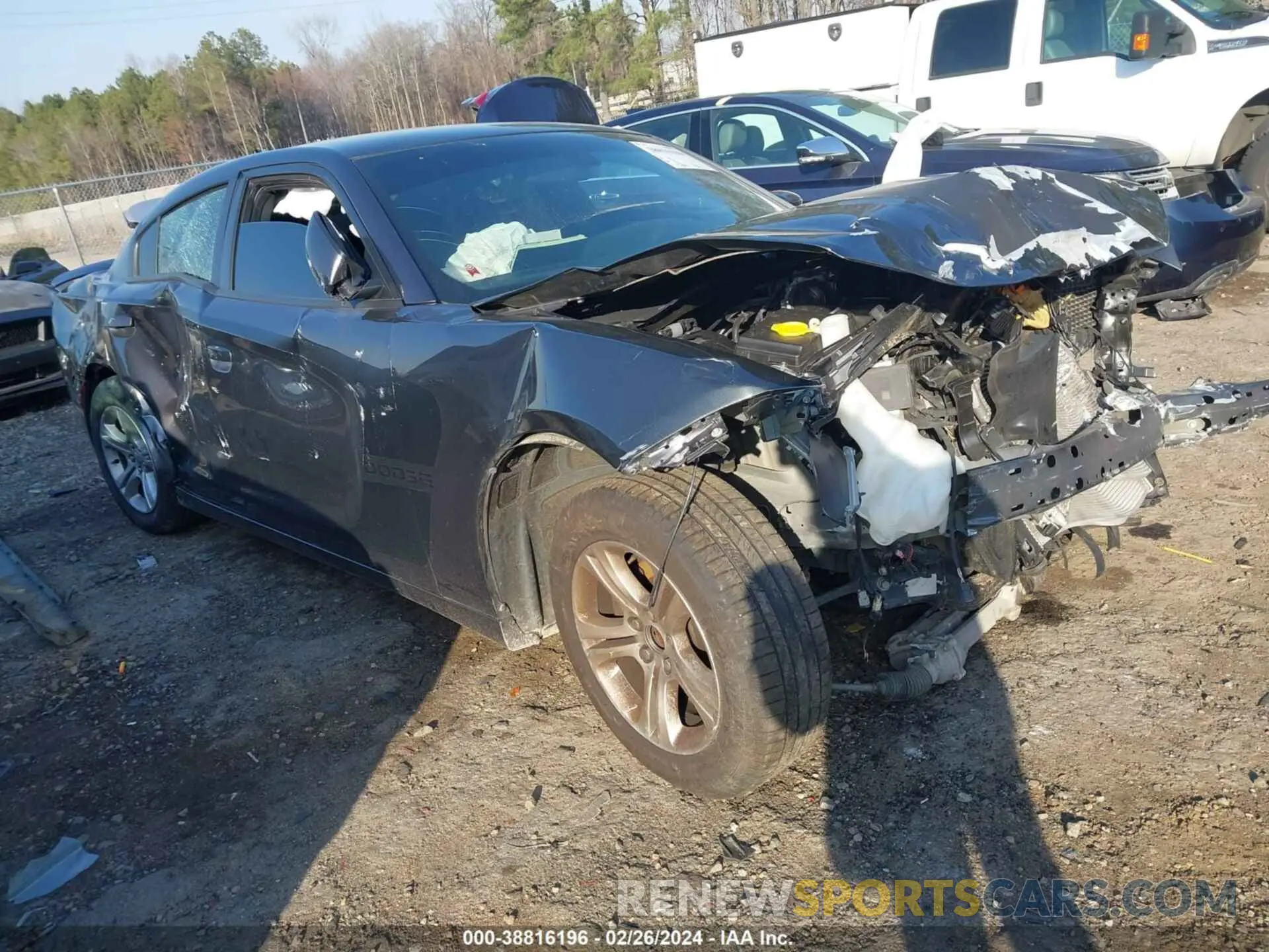 1 Photograph of a damaged car 2C3CDXBG0KH628258 DODGE CHARGER 2019
