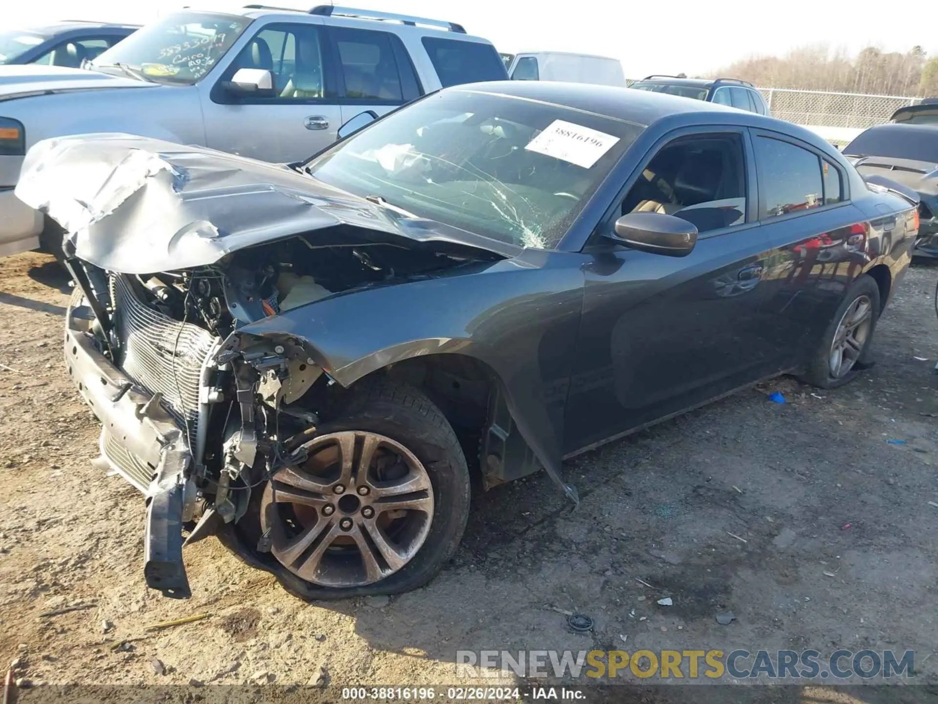2 Photograph of a damaged car 2C3CDXBG0KH628258 DODGE CHARGER 2019