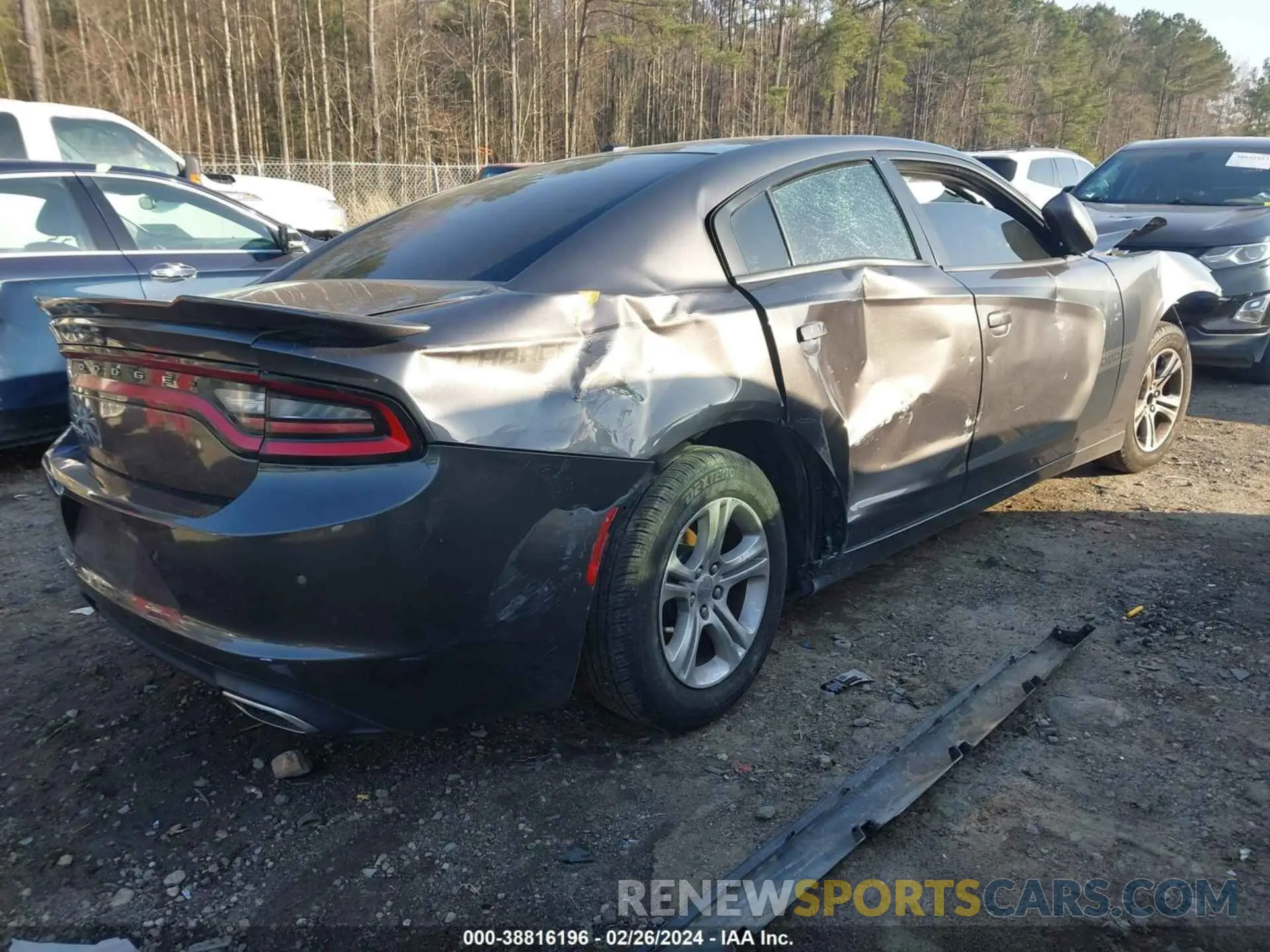 4 Photograph of a damaged car 2C3CDXBG0KH628258 DODGE CHARGER 2019